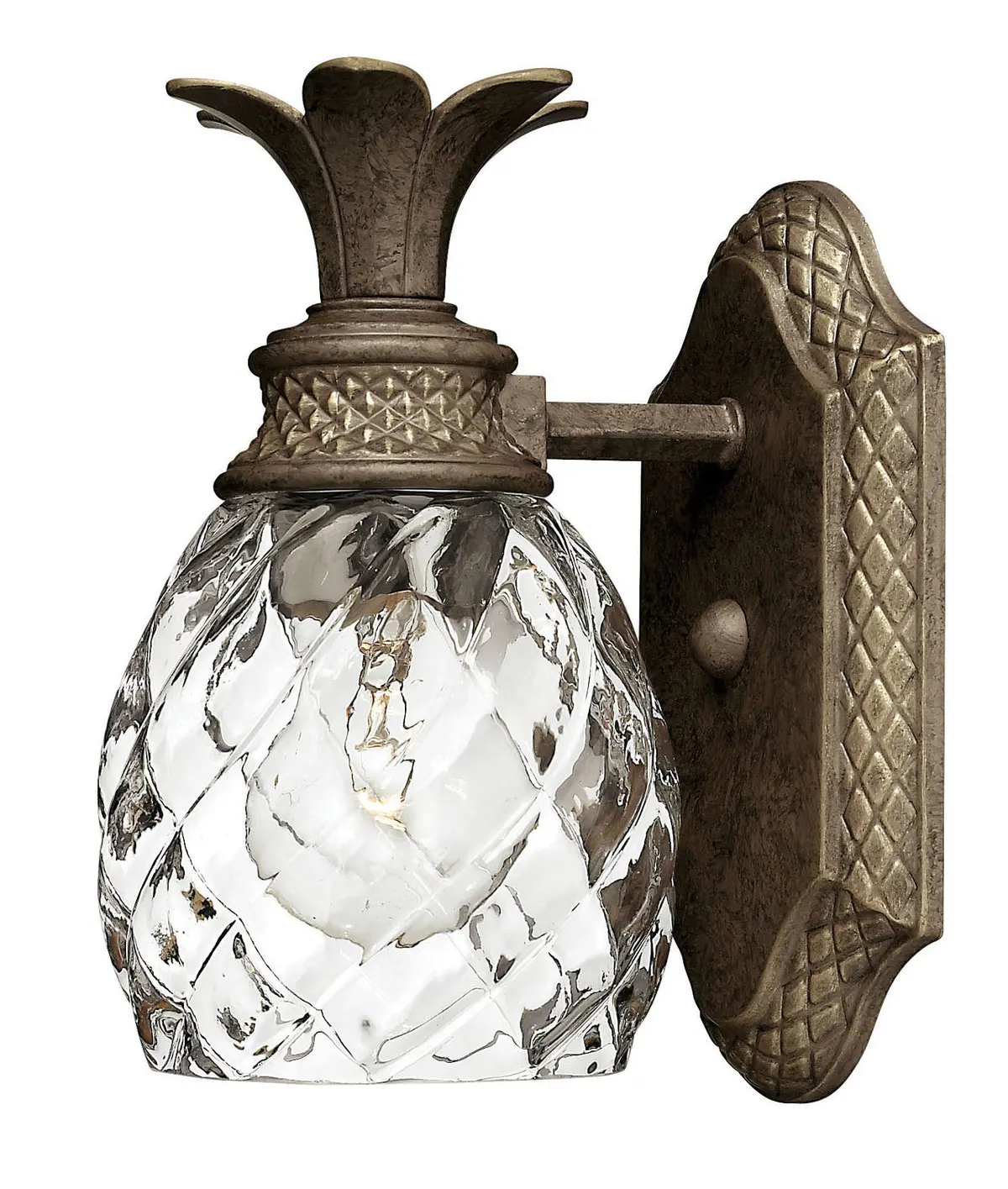 Plantation Led Bath Sconce In Pearl Bronze 1