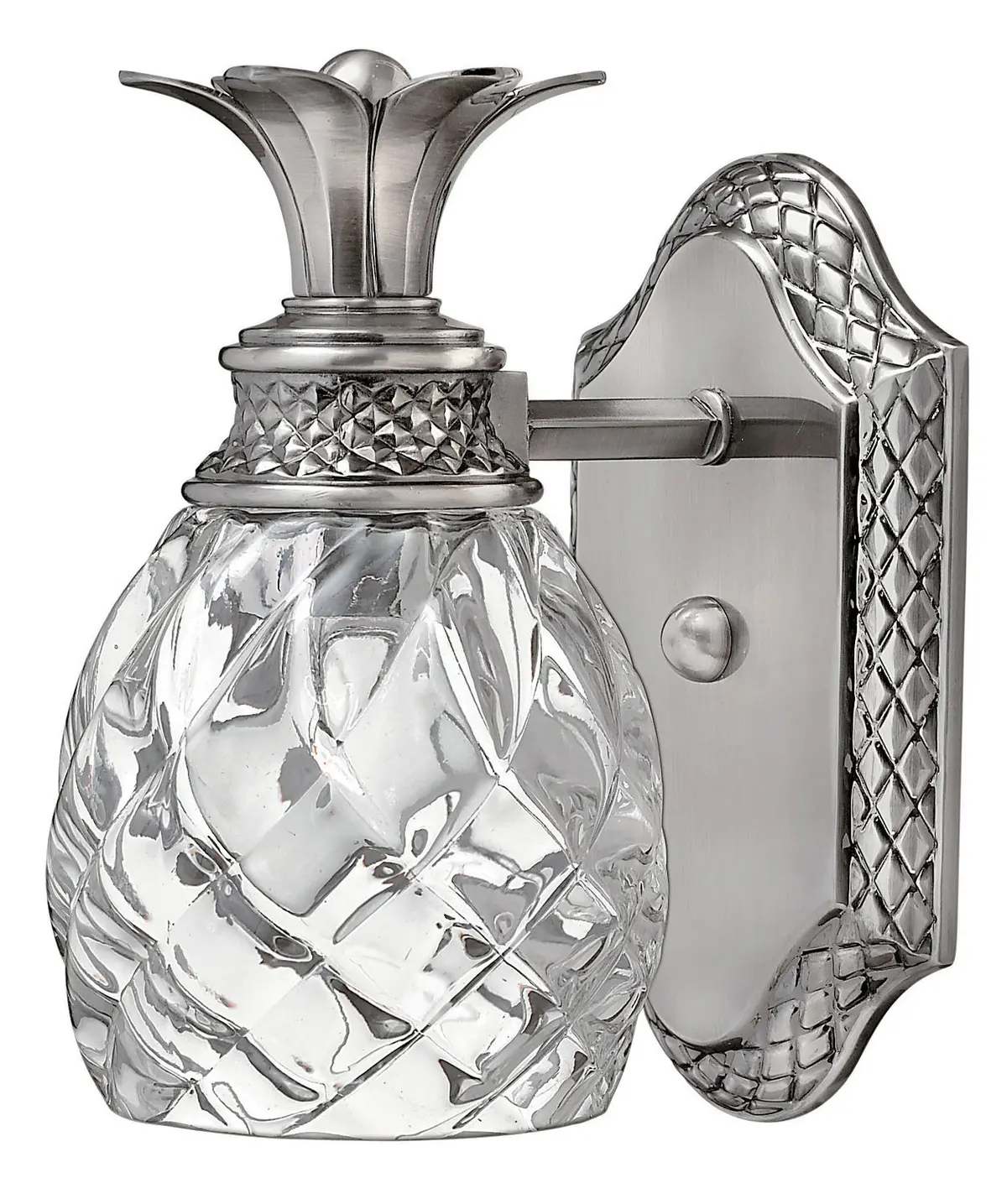 Plantation Led Bath Sconce In Polished Antique Nickel 1