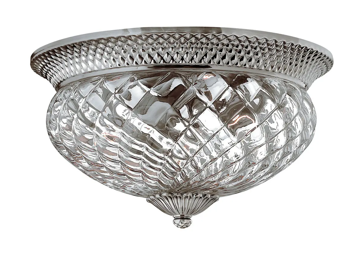 Plantation Led Flush Mount In Polished Antique Nickel 1
