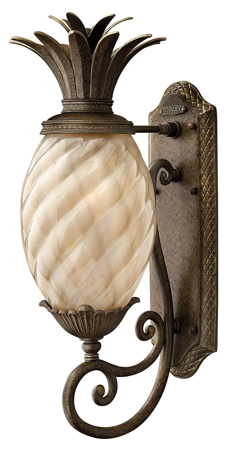 Plantation Led Wall Mount In Pearl Bronze 1