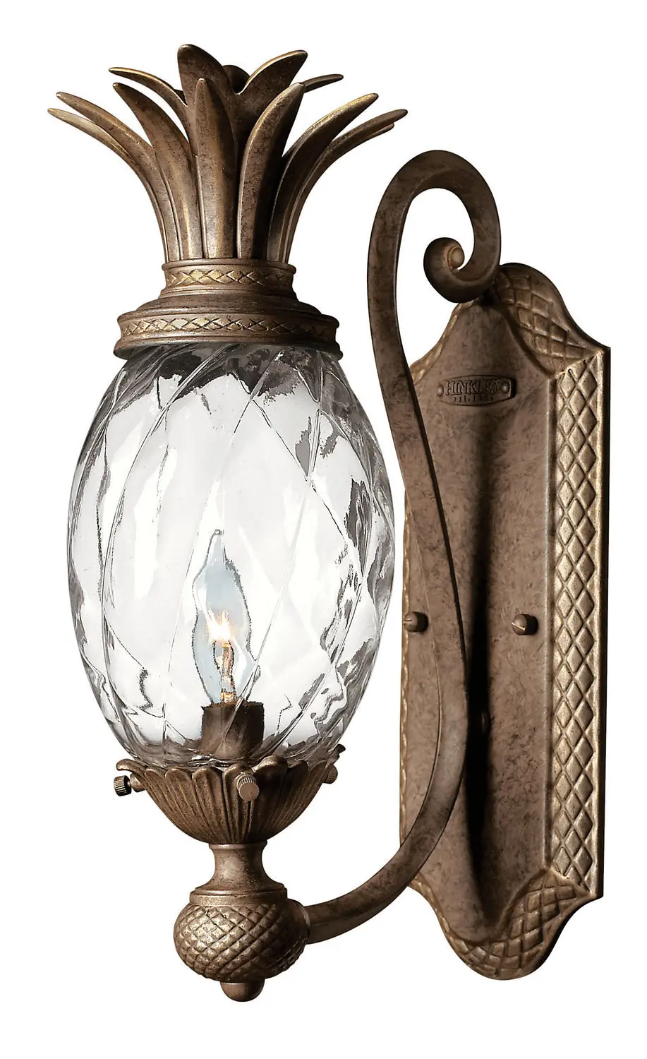 Plantation Led Wall Sconce In Pearl Bronze 1