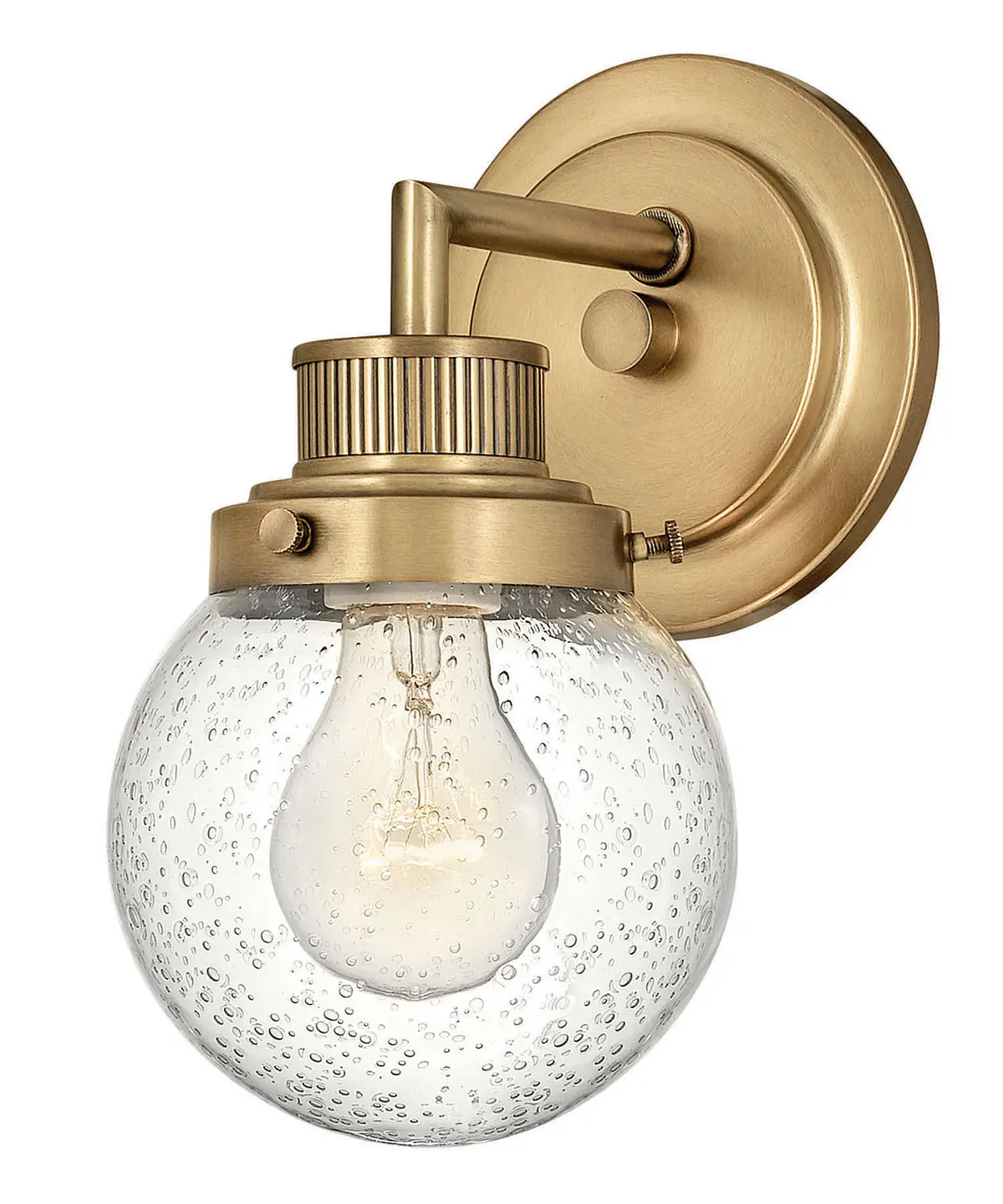 Poppy Led Bath In Heritage Brass 1