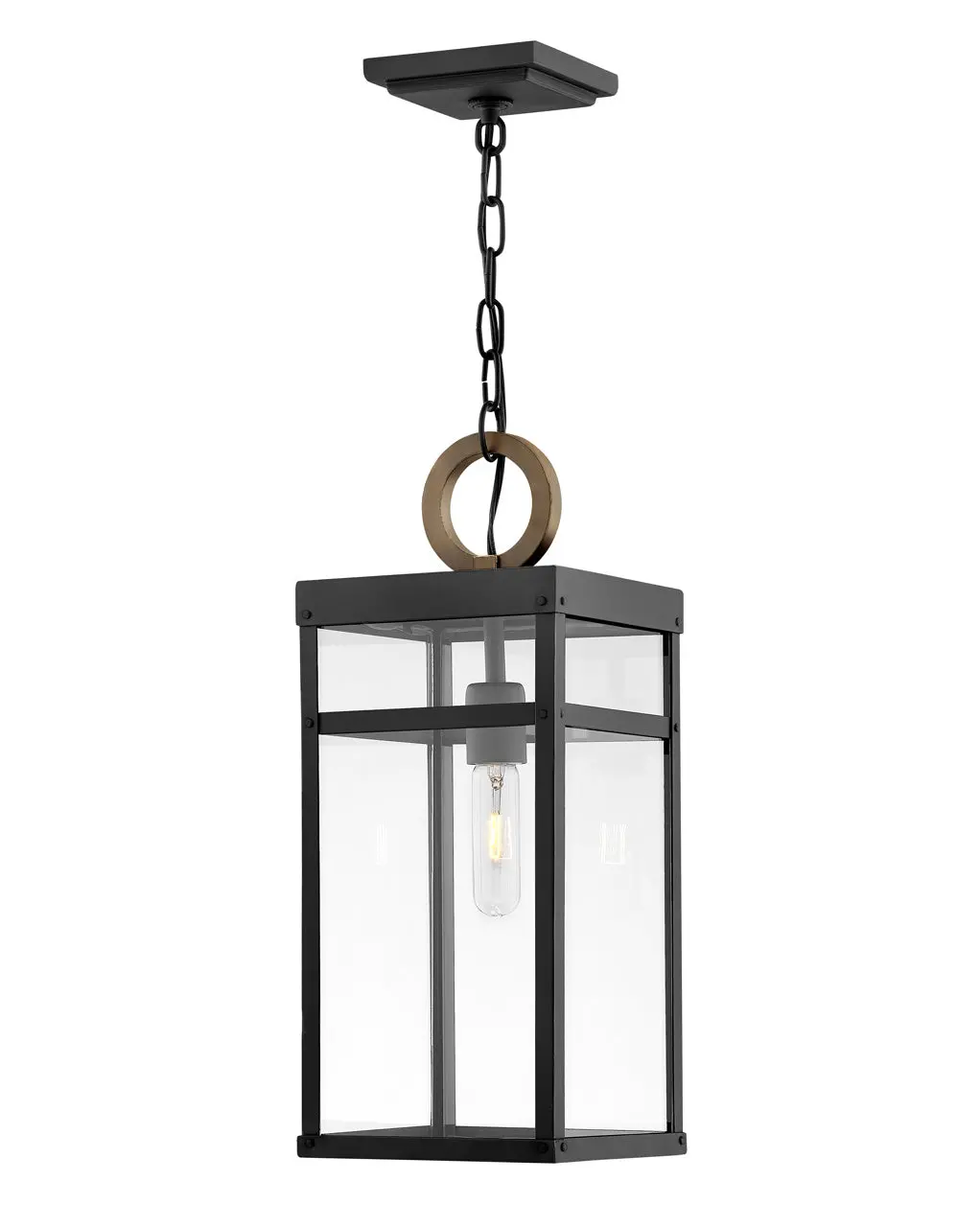 Porter Led Hanging Lantern In Black 1