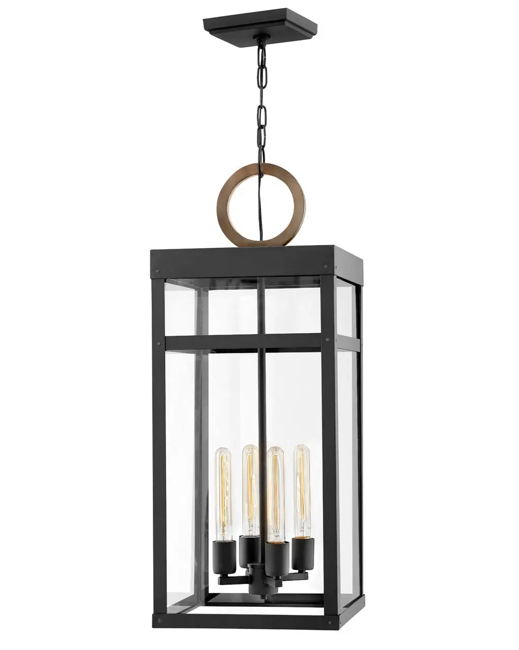 Porter Led Hanging Lantern In Black 1