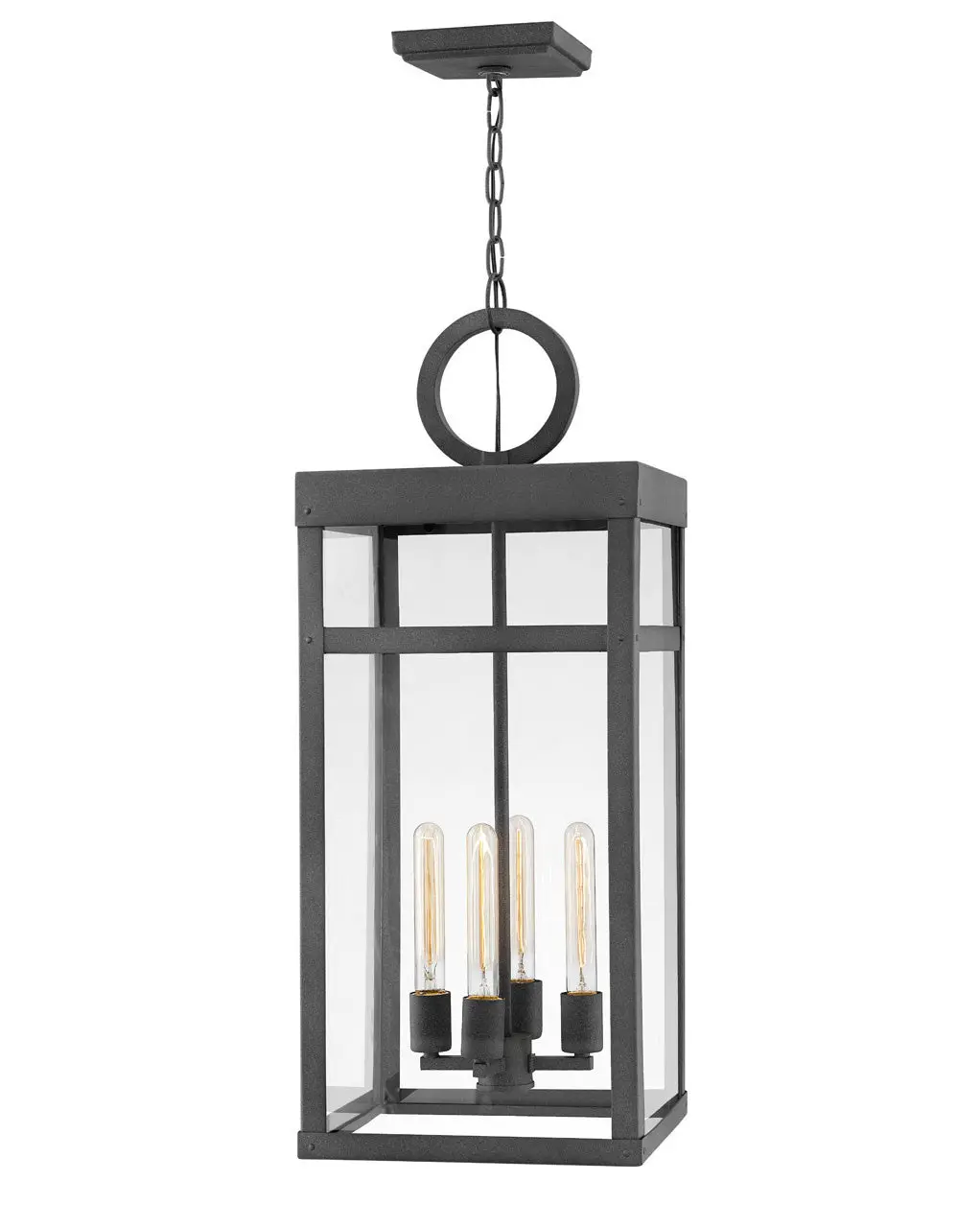 Porter Led Lantern In Aged Zinc 1