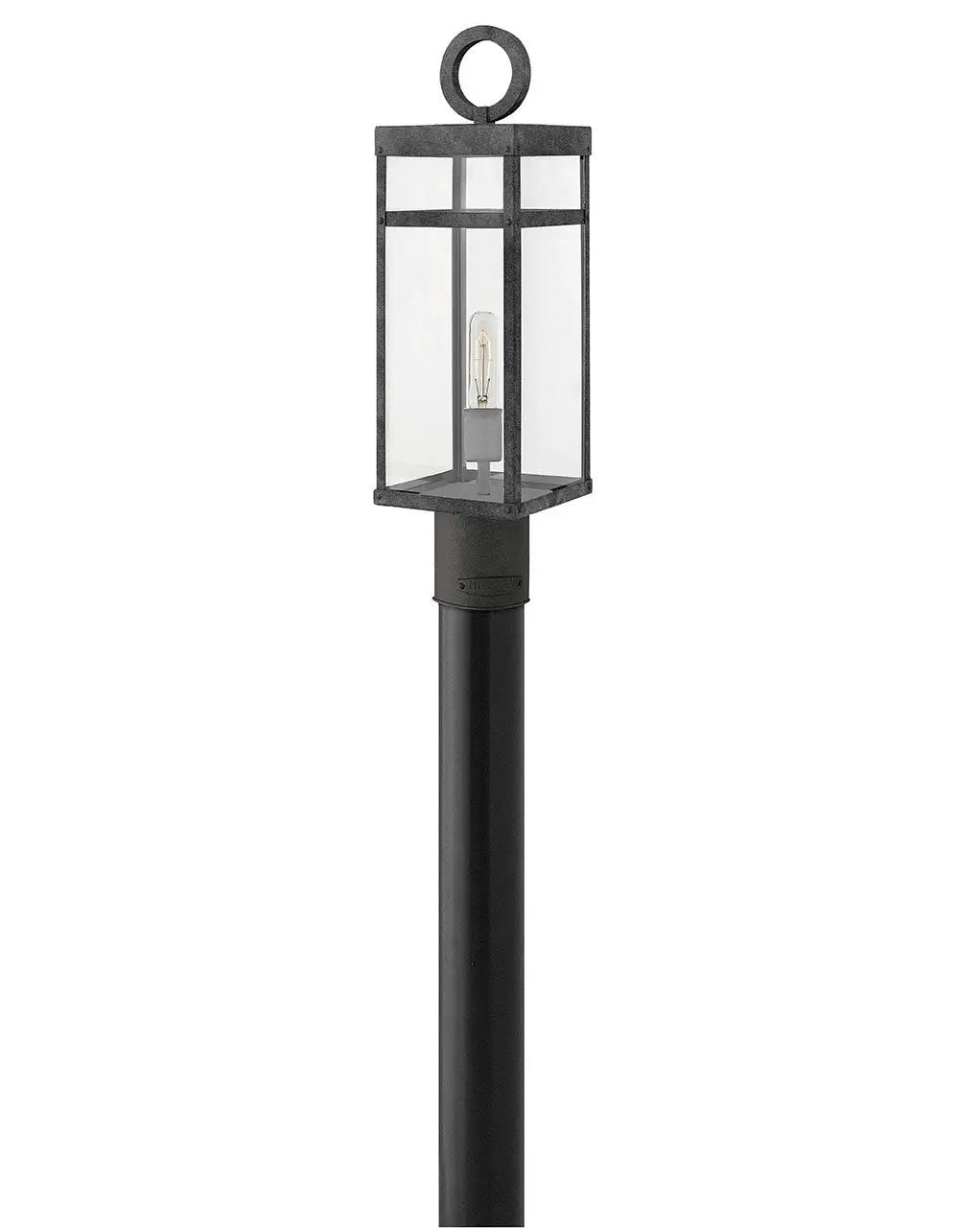 Porter Led Post Top Or Pier Mount Lantern In Aged Zinc 1
