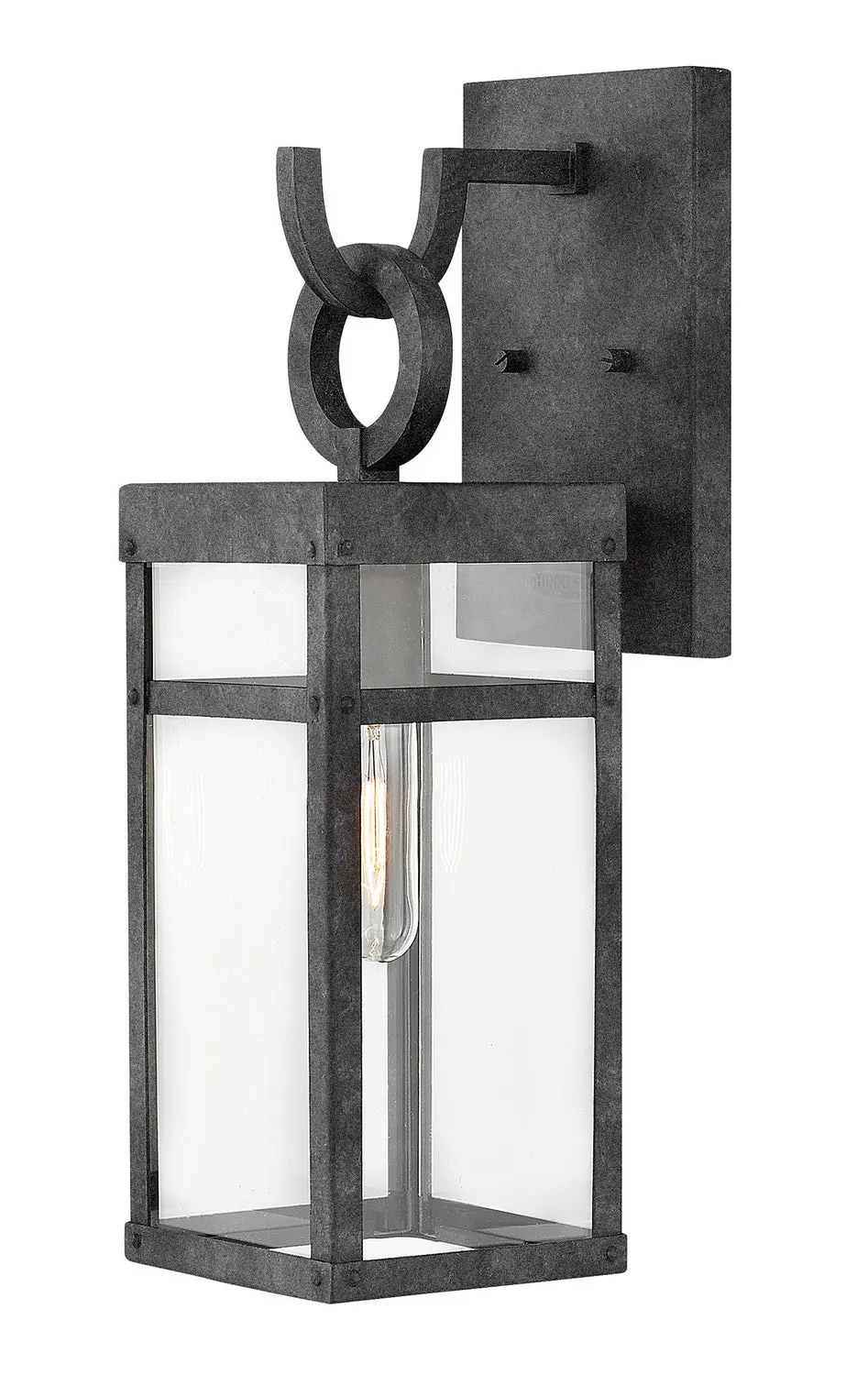 Porter Led Wall Mount In Aged Zinc 1