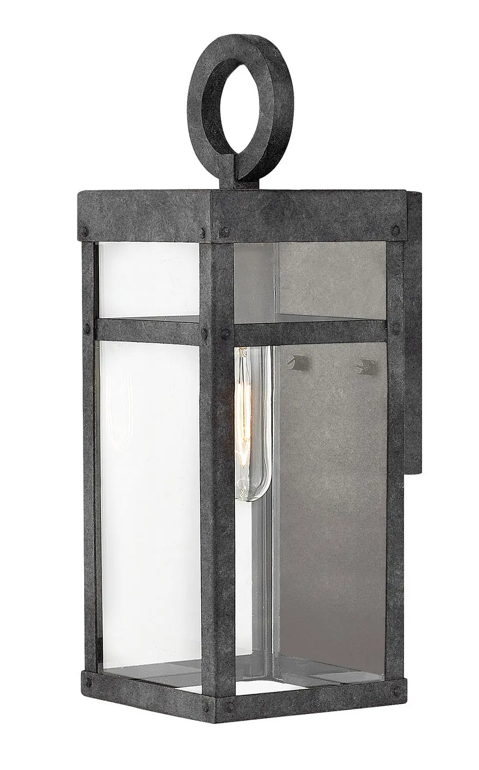 Porter Led Wall Mount In Aged Zinc 1