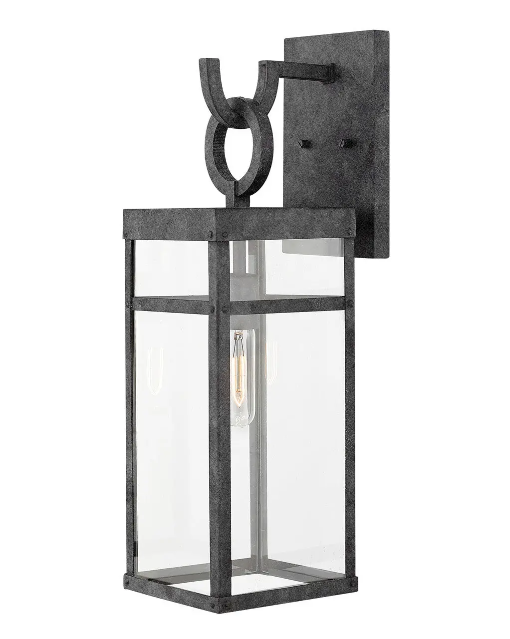 Porter Led Wall Mount In Aged Zinc 1