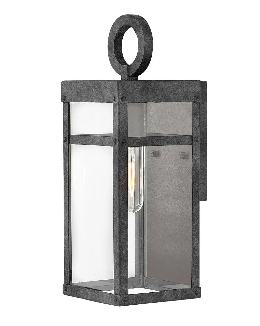 Porter Led Wall Mount In Aged Zinc 1