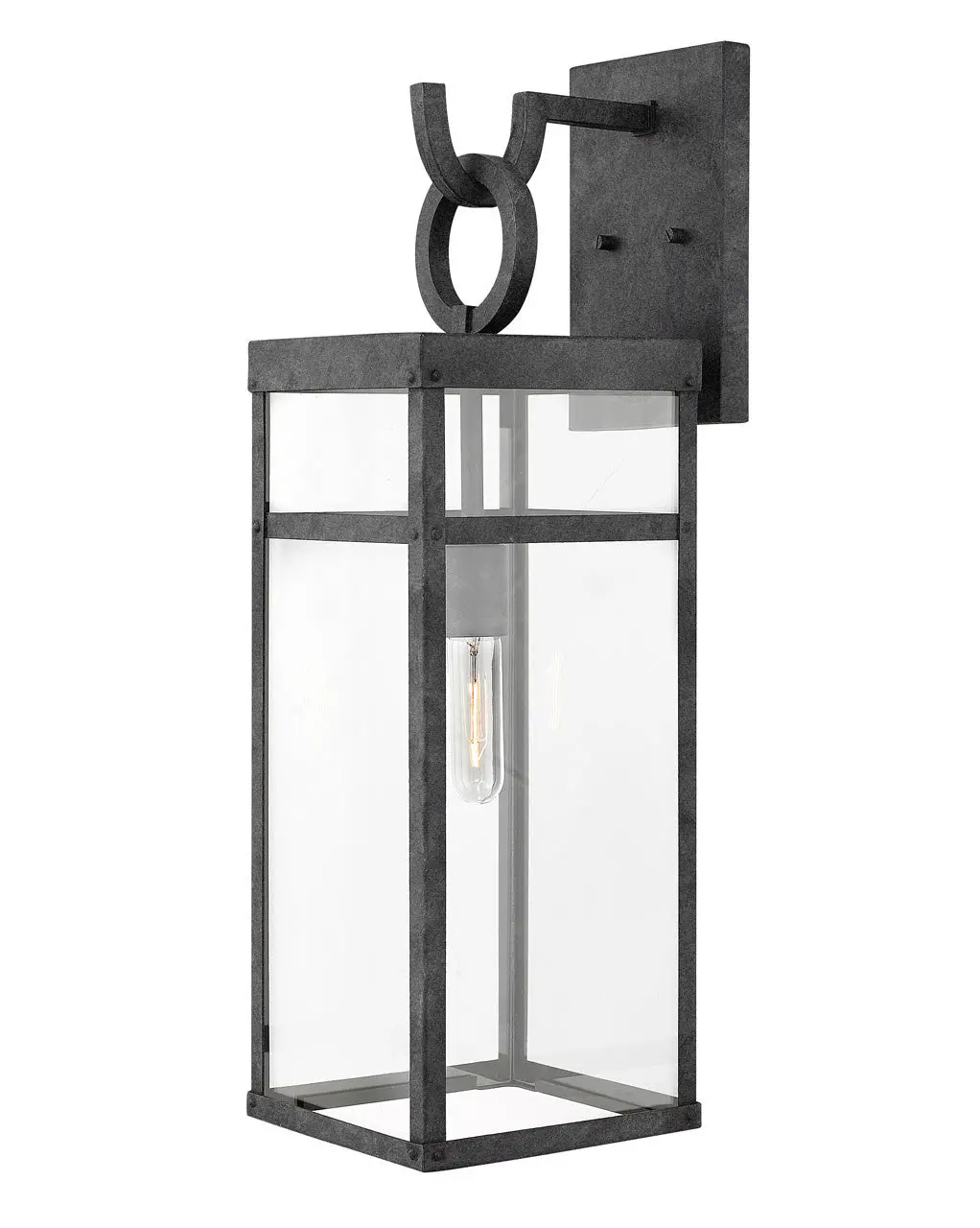 Porter Led Wall Mount In Aged Zinc 1