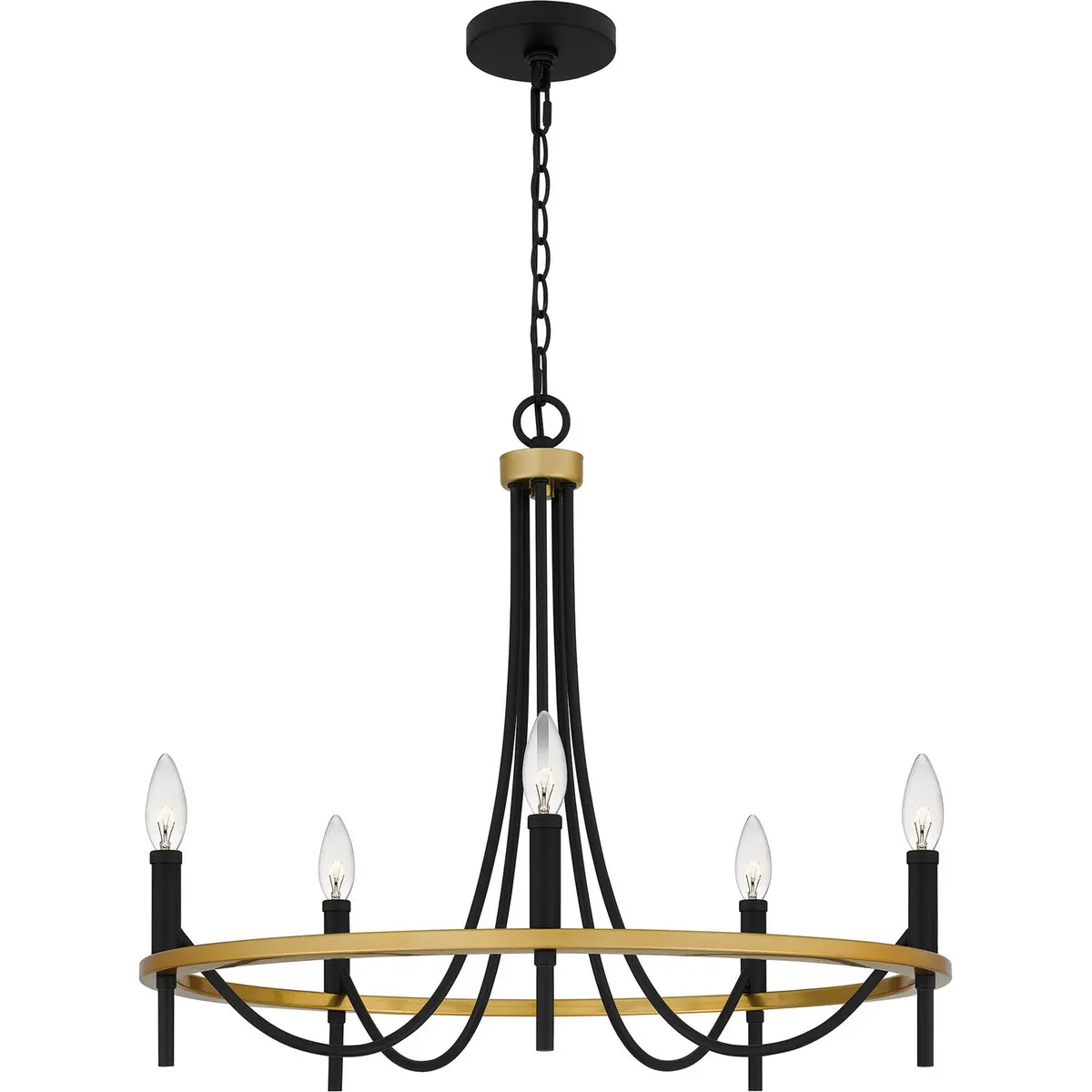 Quoizel Five Light Chandelier 1