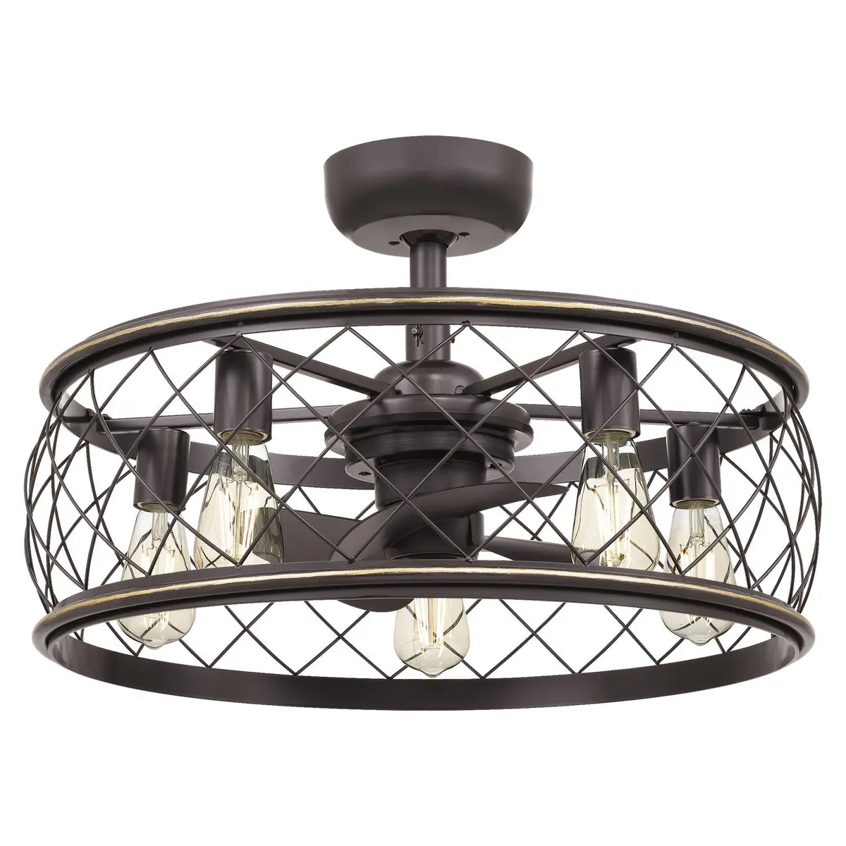 Quoizel Five Light Fandelier 1