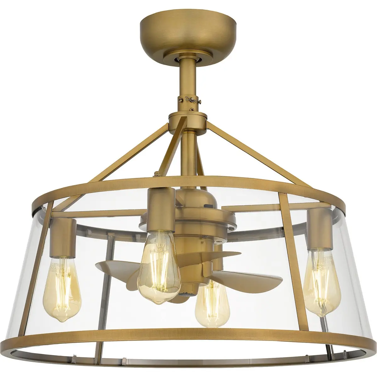 Quoizel Four Light Fandelier 1