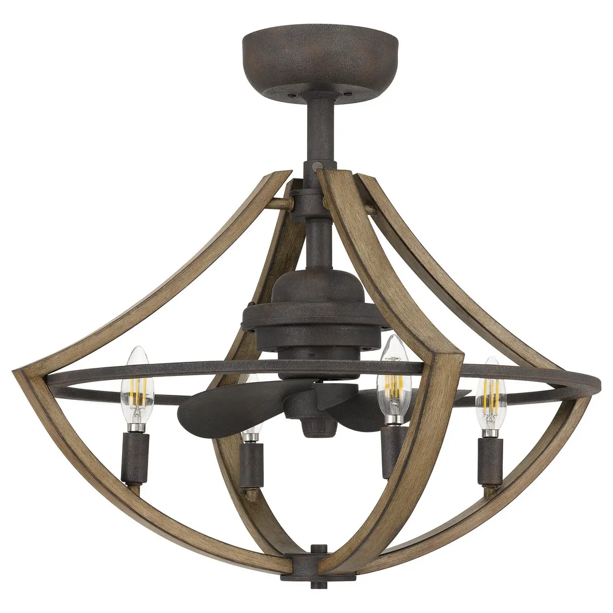 Quoizel Four Light Fandelier 1