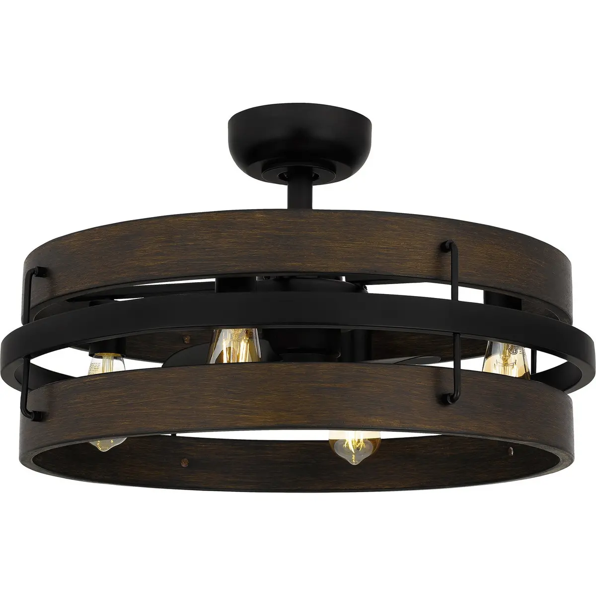 Quoizel Four Light Fandelier 1