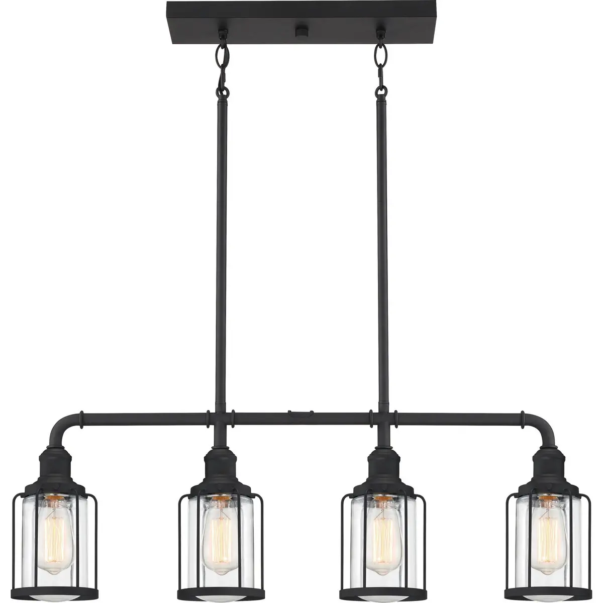 Quoizel Four Light Linear Chandelier 1
