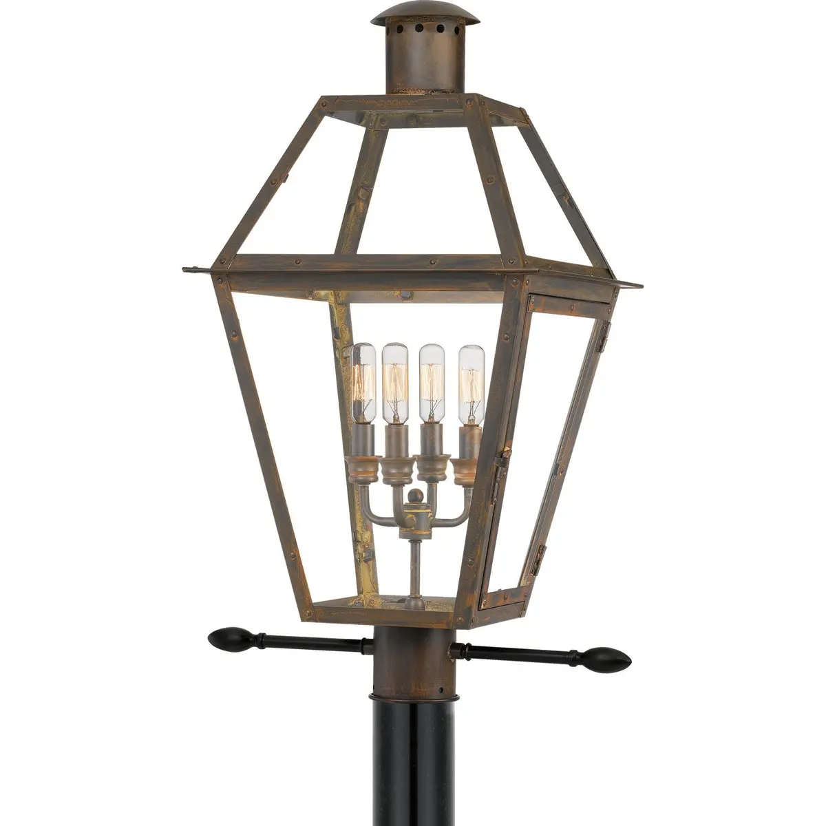 Quoizel Four Light Outdoor Post Mount 1