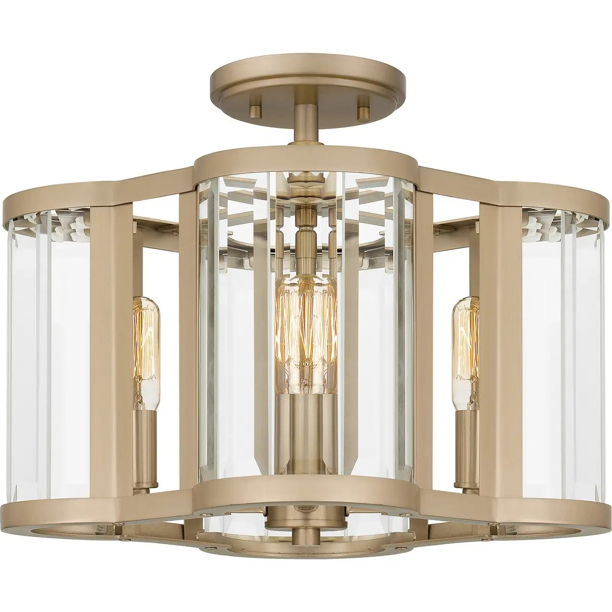 Quoizel Four Light Semi Flush Mount 1