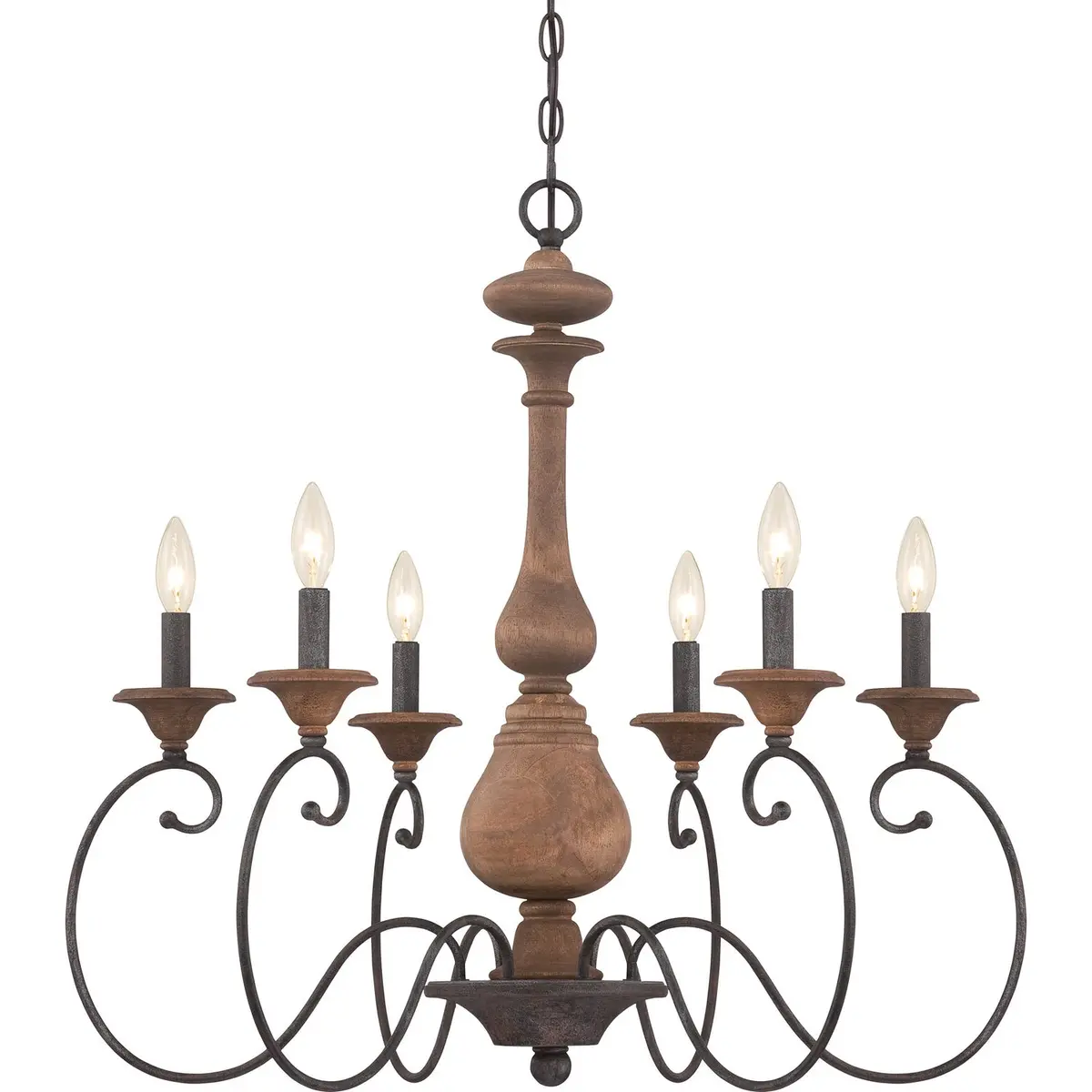 Quoizel Six Light Chandelier 1