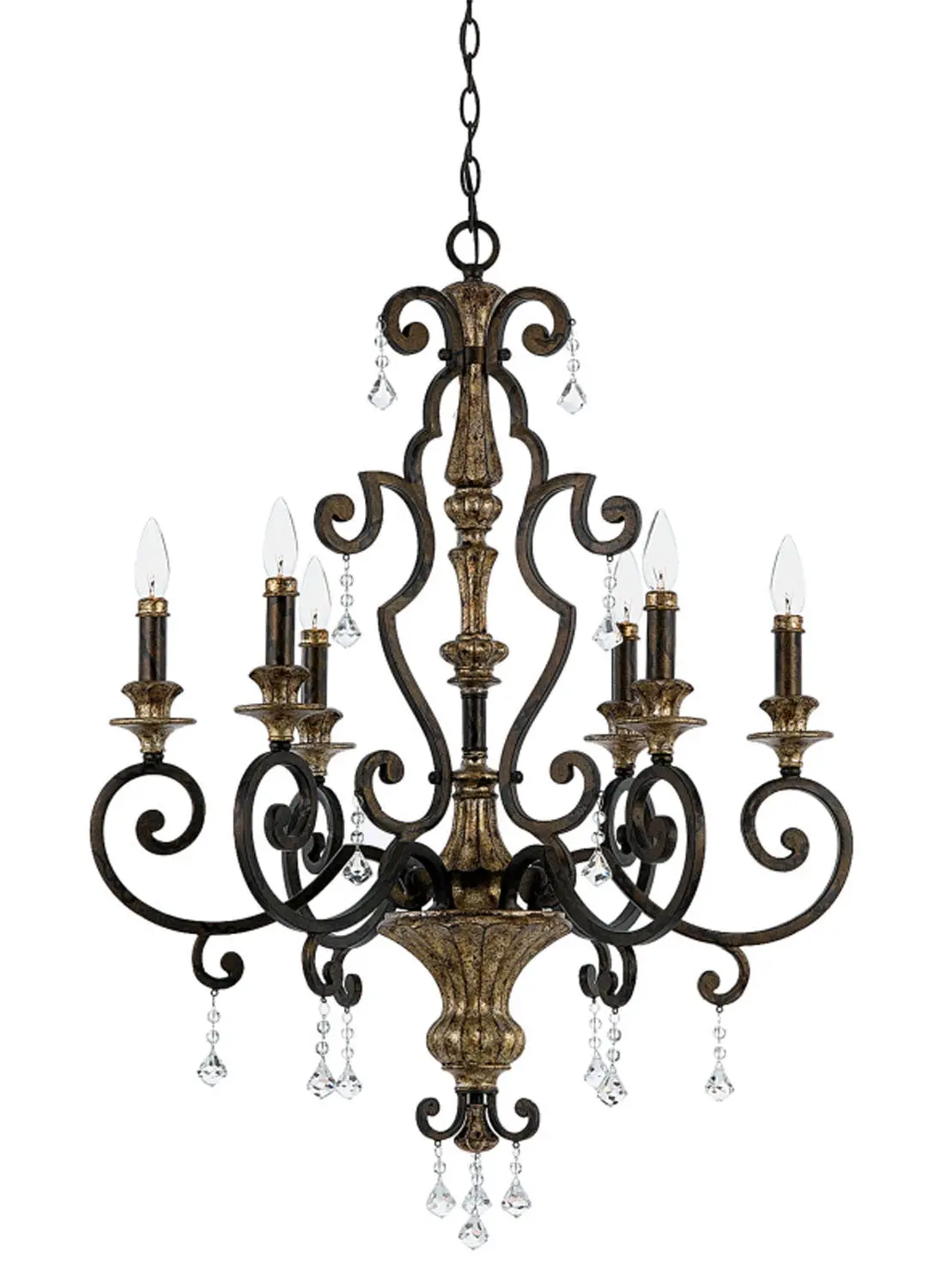 Quoizel Six Light Chandelier 1