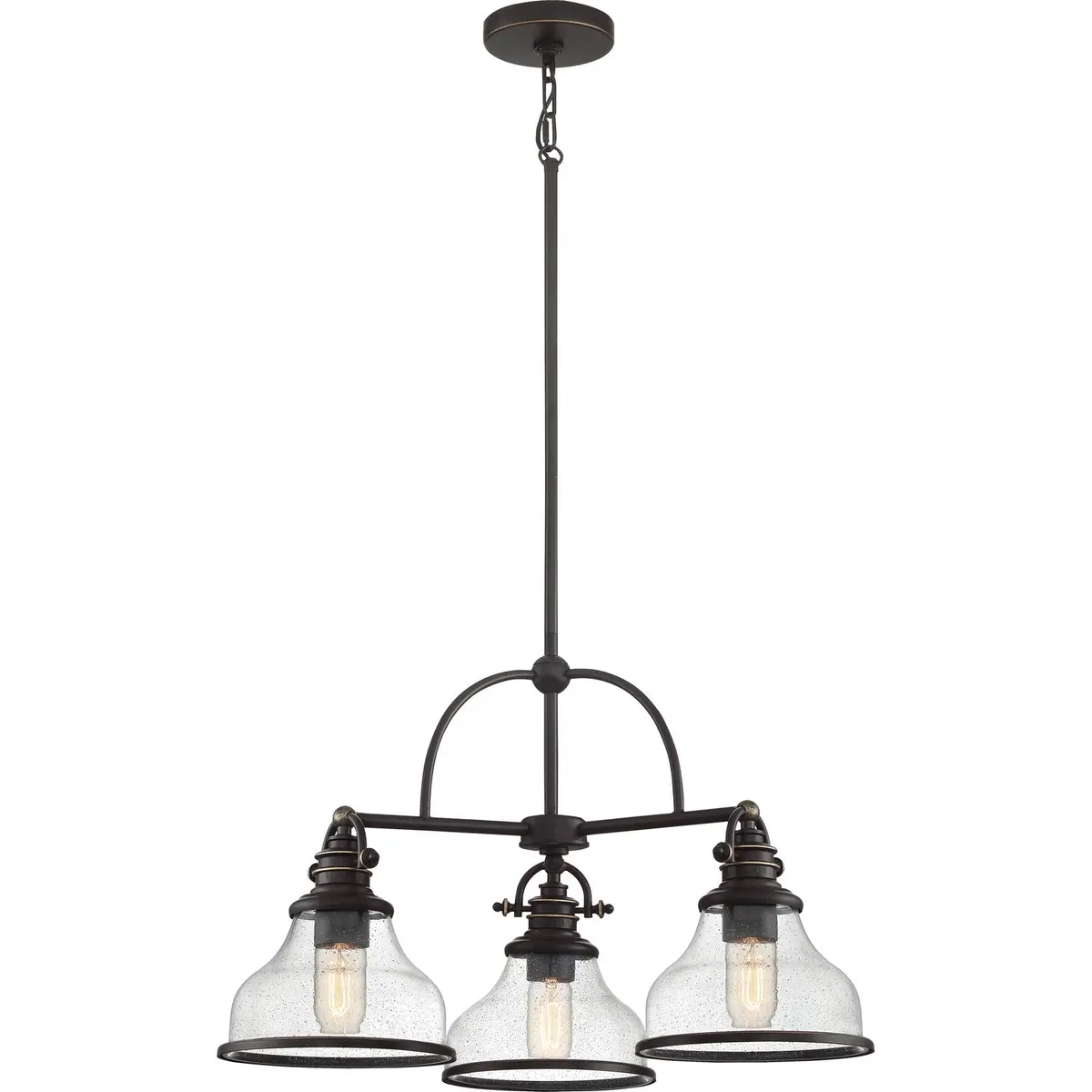 Quoizel Three Light Chandelier 1