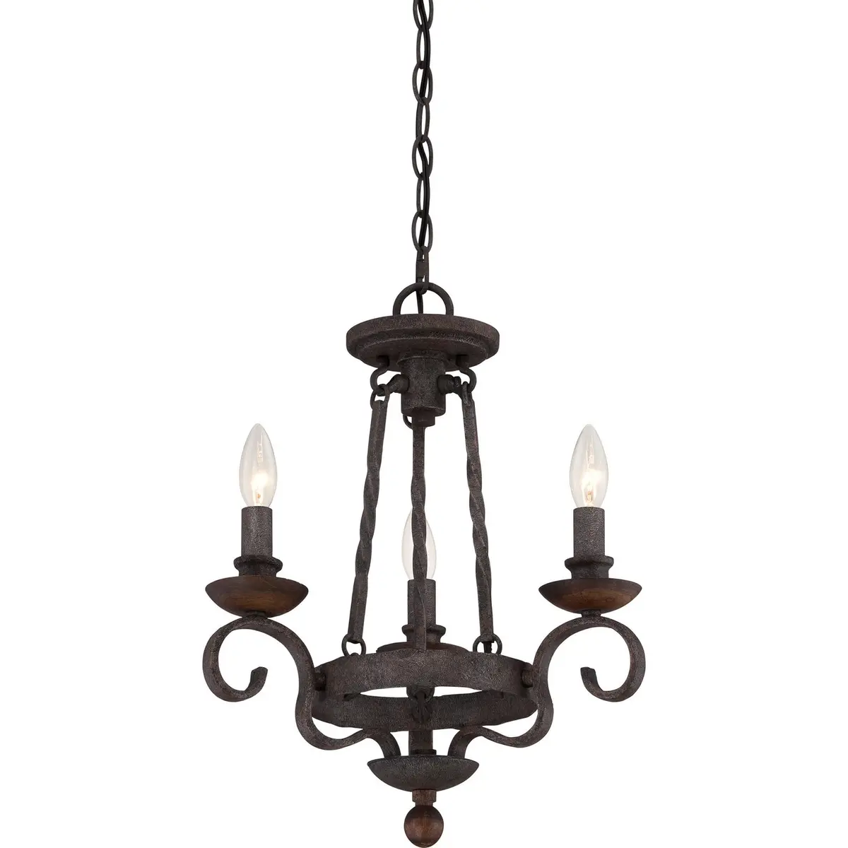 Quoizel Three Light Chandelier 1