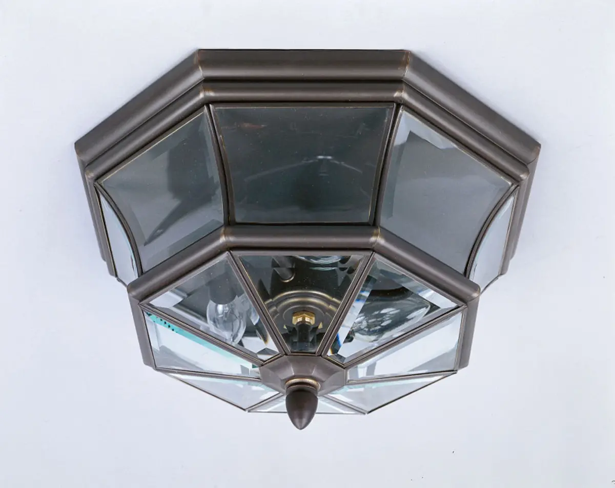 Quoizel Three Light Outdoor Flush Mount 1