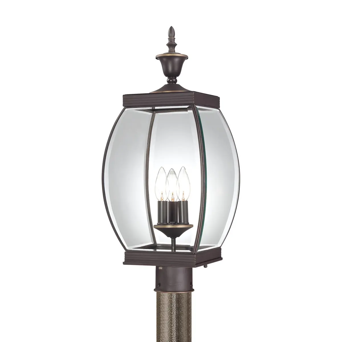 Quoizel Three Light Outdoor Post Lantern 1