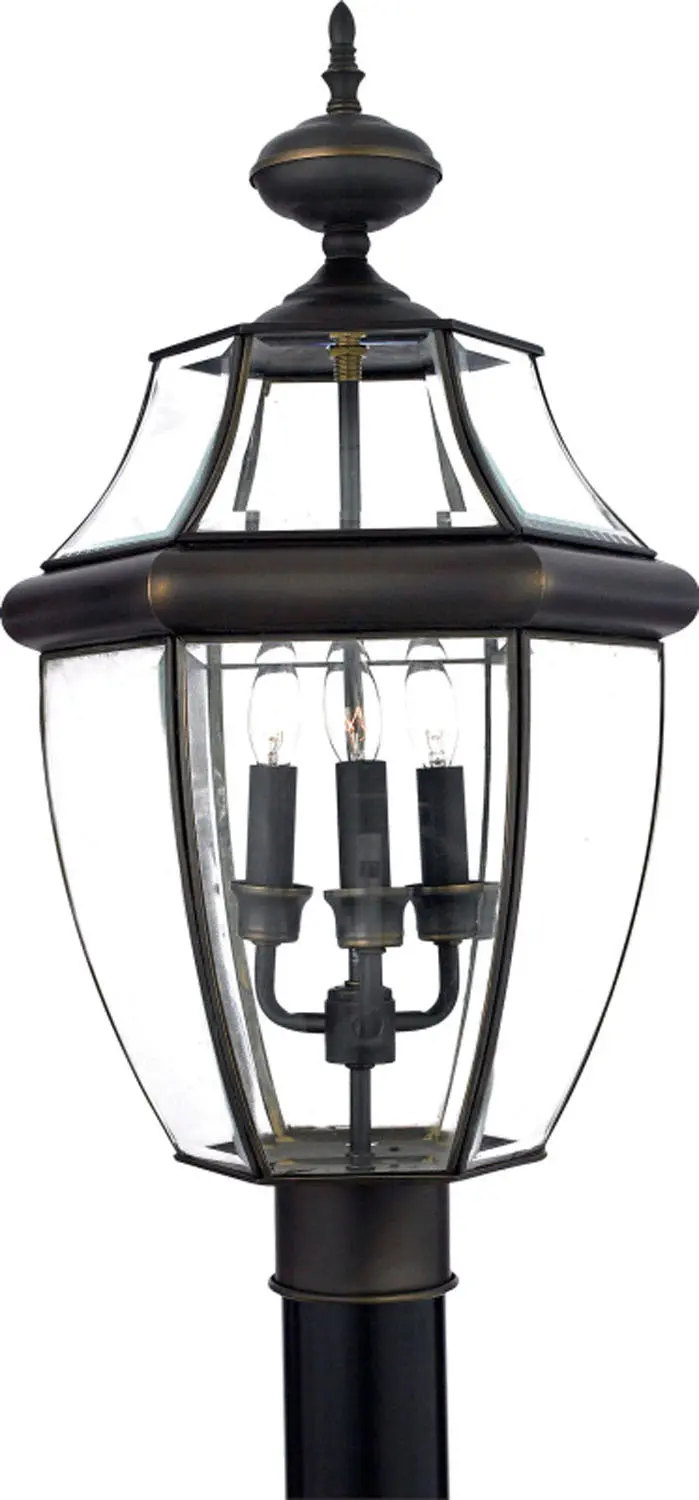 Quoizel Three Light Outdoor Post Lantern 1