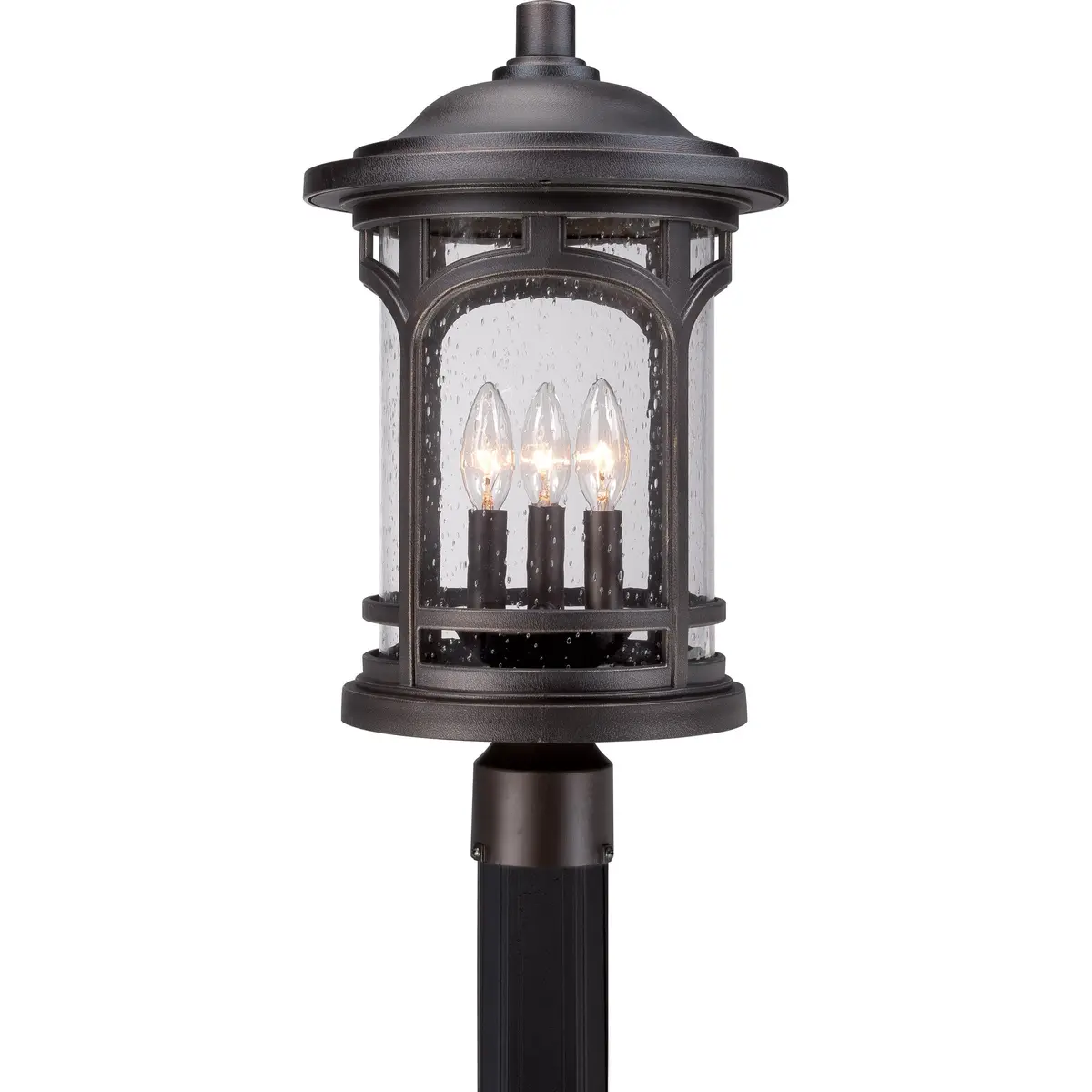 Quoizel Three Light Outdoor Post Lantern 1