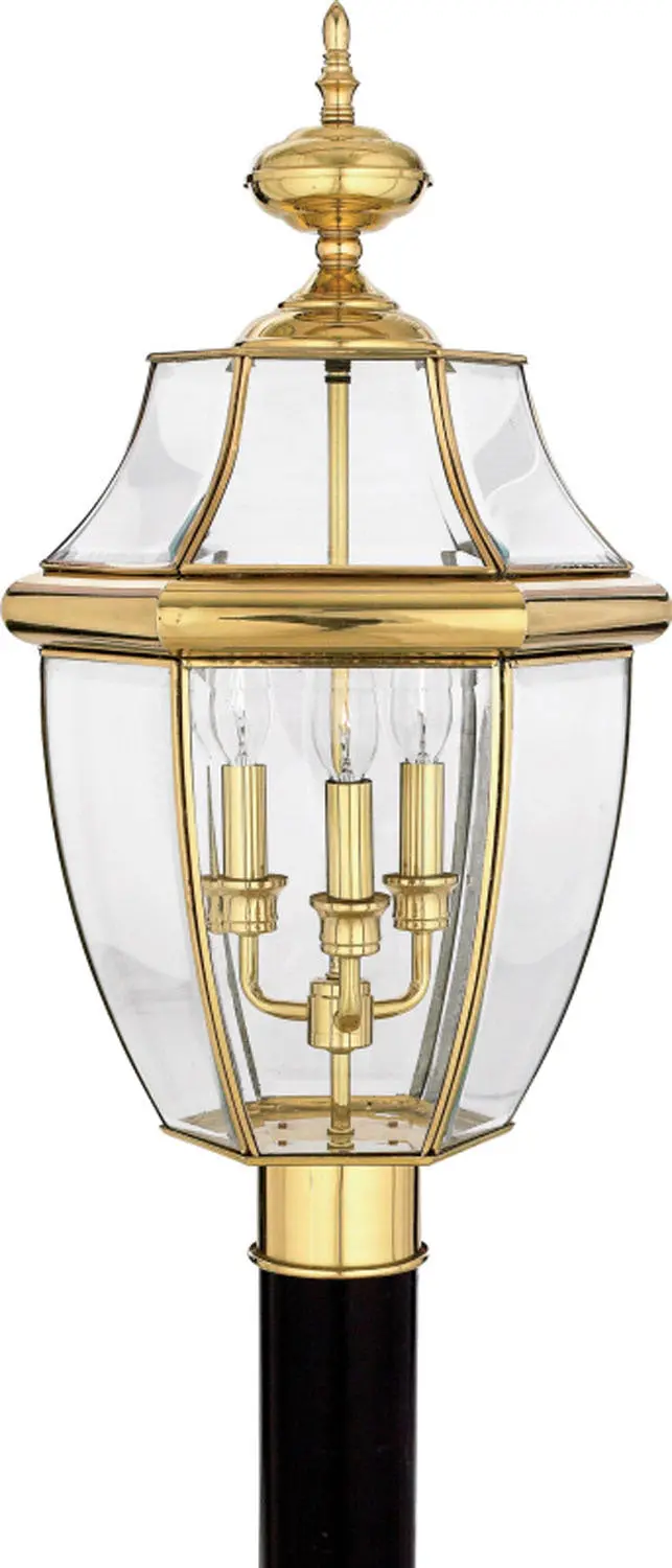 Quoizel Three Light Outdoor Post Lantern 1