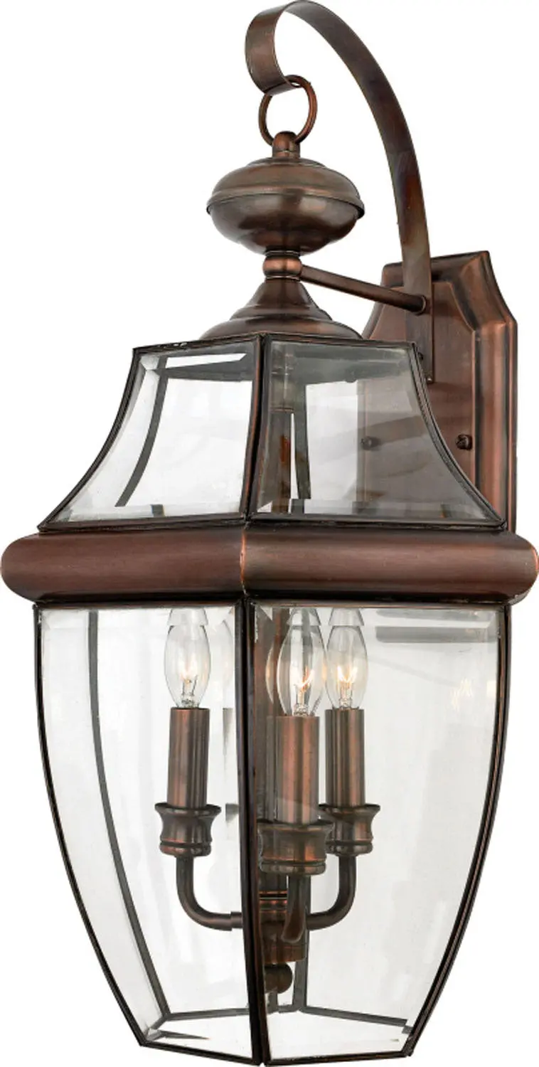 Quoizel Three Light Outdoor Wall Lantern 1