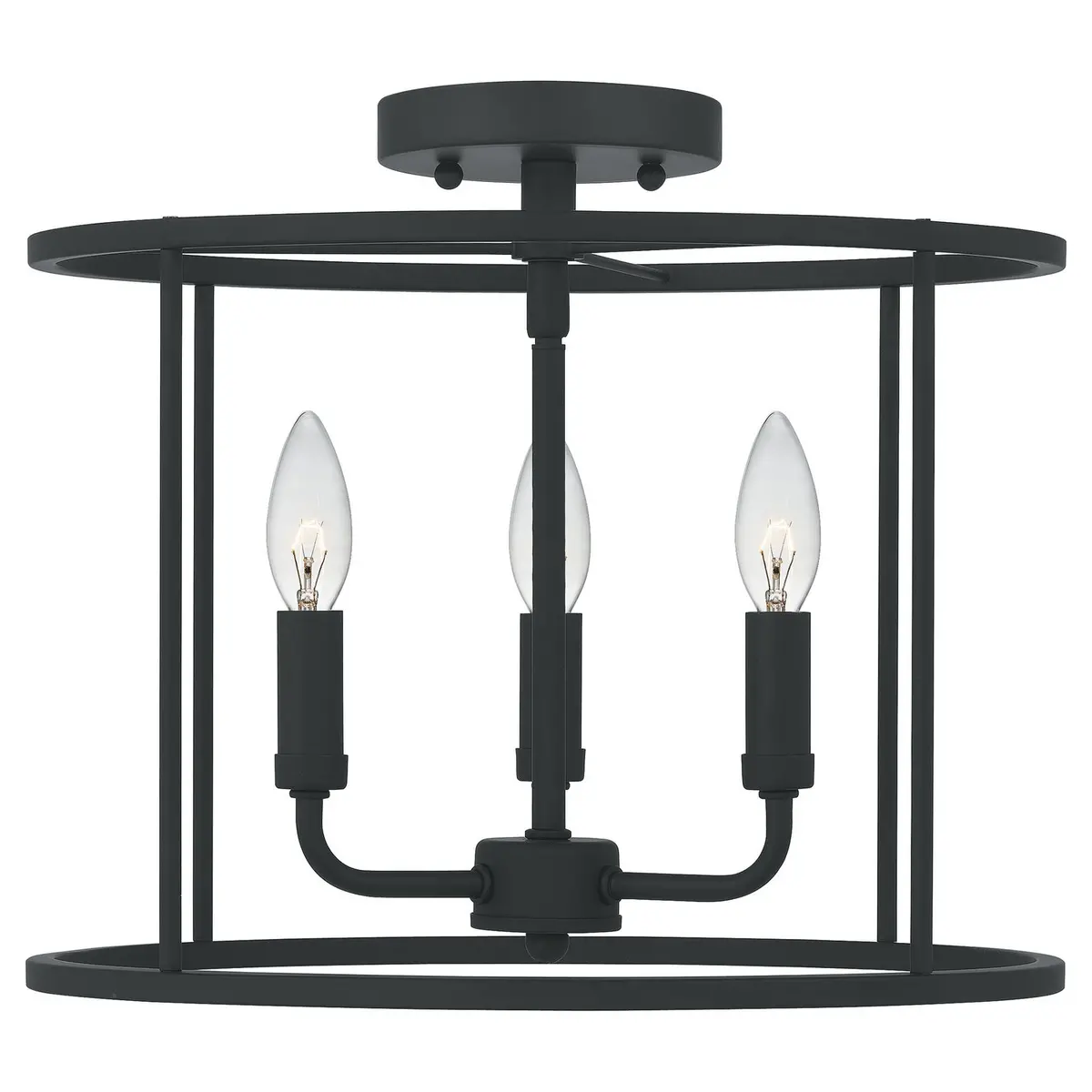 Quoizel Three Light Semi Flush Mount 1