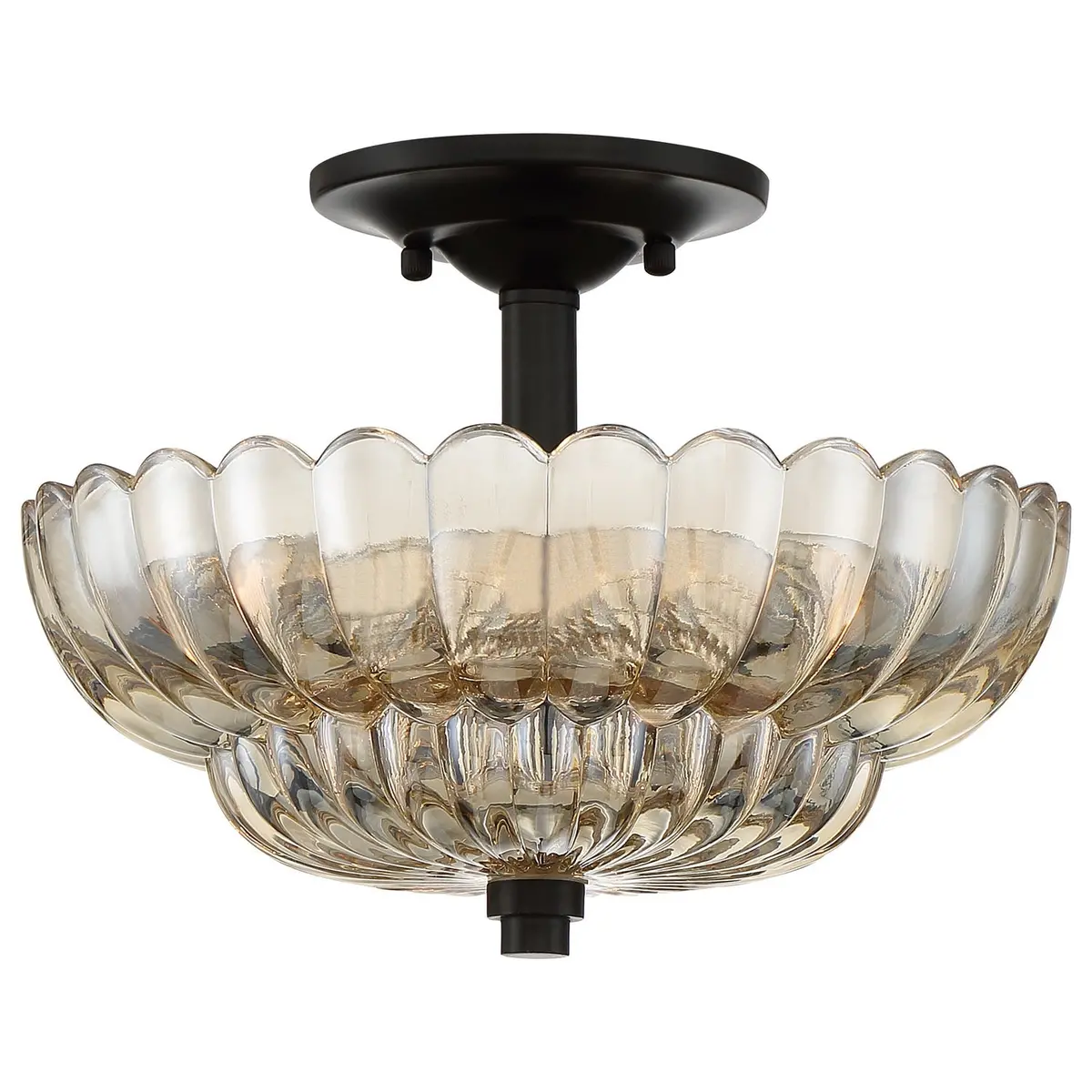 Quoizel Three Light Semi-Flush Mount 1