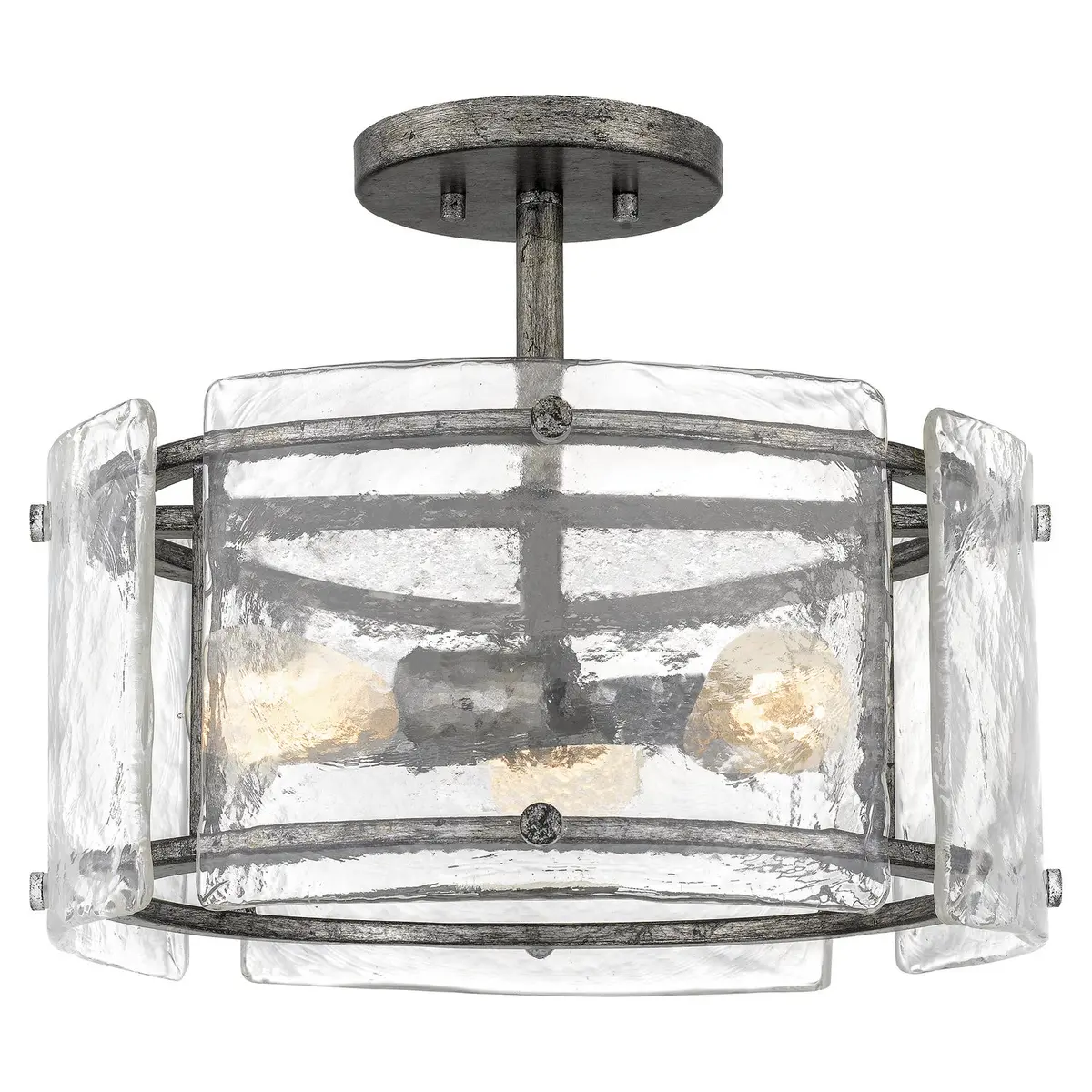 Quoizel Three Light Semi Flush Mount 1