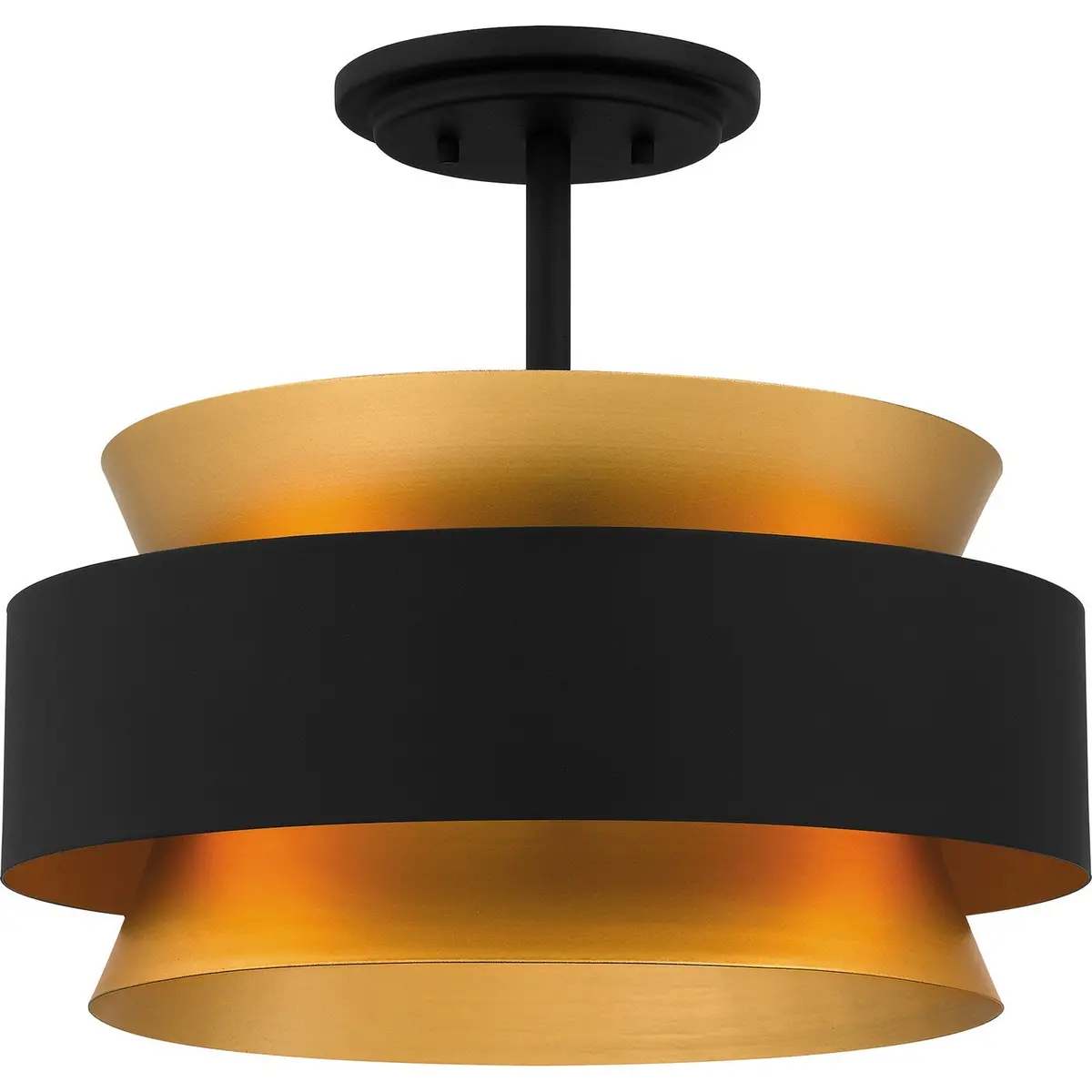 Quoizel Three Light Semi Flush Mount 1