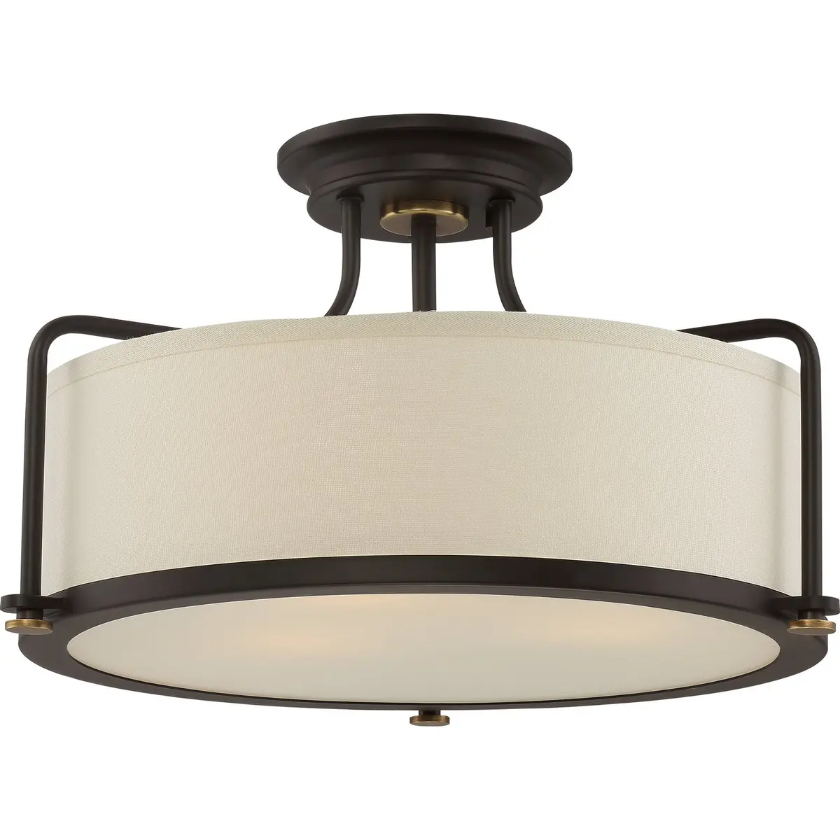 Quoizel Three Light Semi-Flush Mount 1