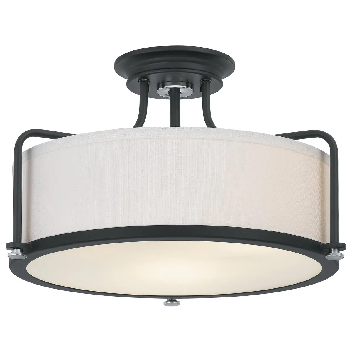 Quoizel Three Light Semi Flush Mount 1