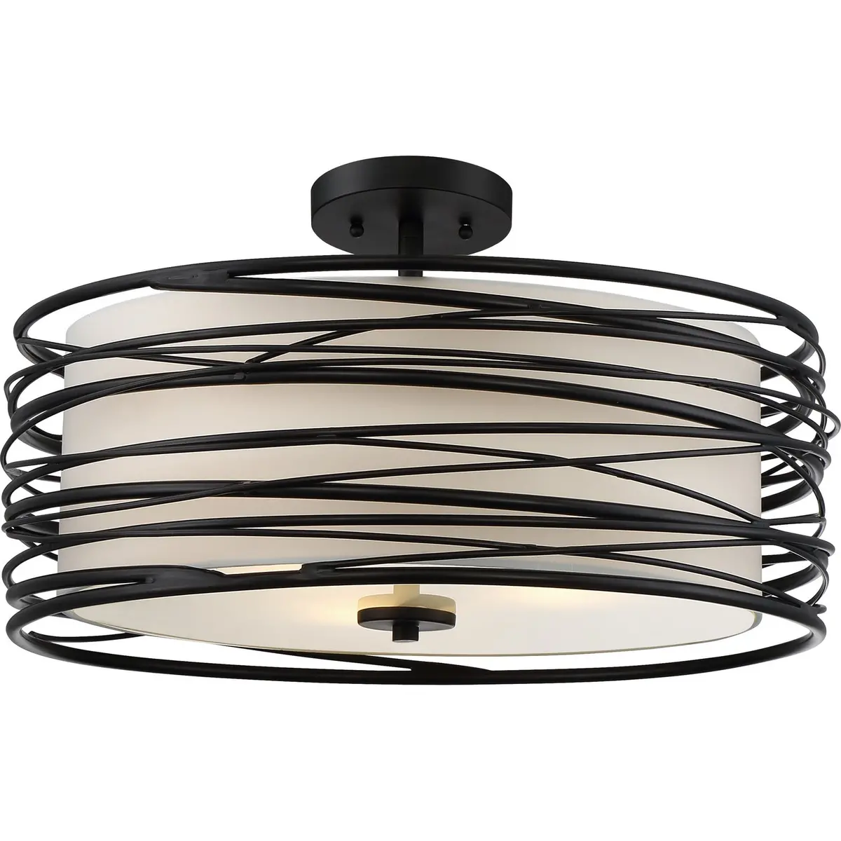 Quoizel Three Light Semi-Flush Mount 1
