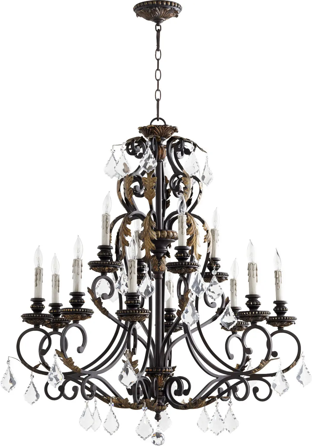 Quorum 12 Light Chandelier 1