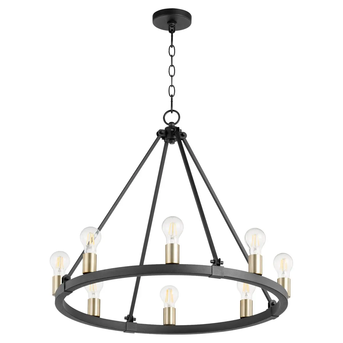 Quorum Eight Light Chandelier 1