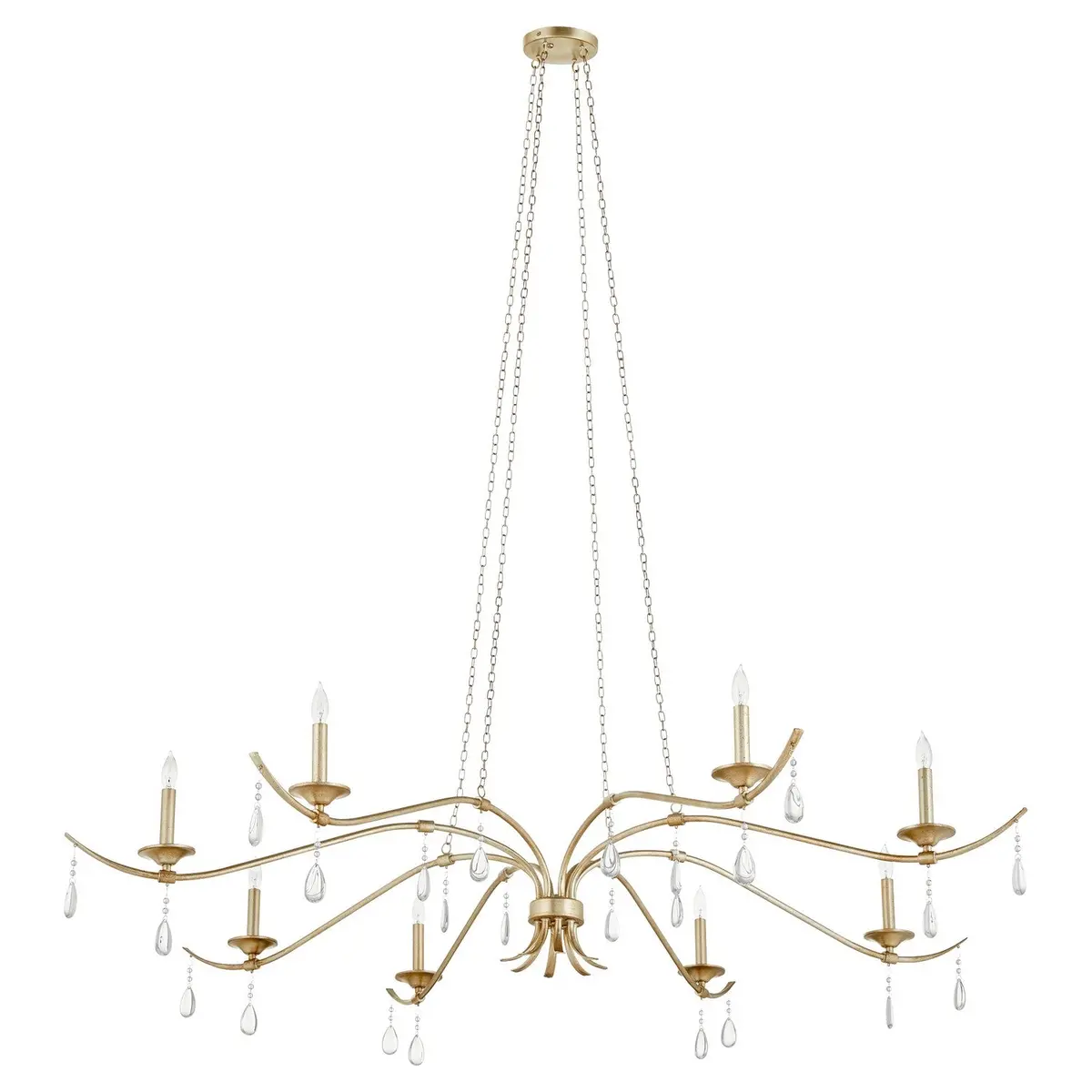 Quorum Eight Light Chandelier 1