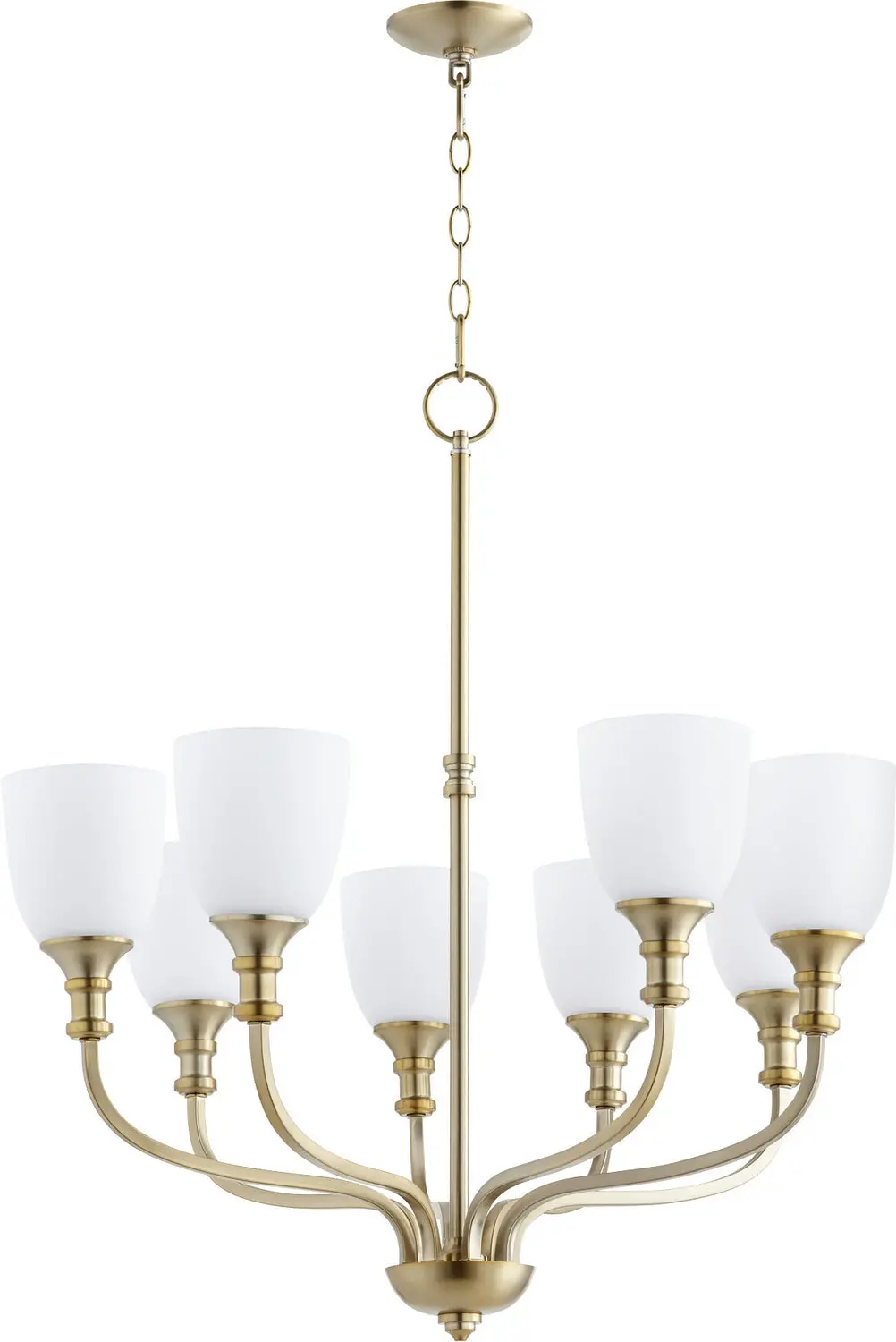 Quorum Eight Light Chandelier 1