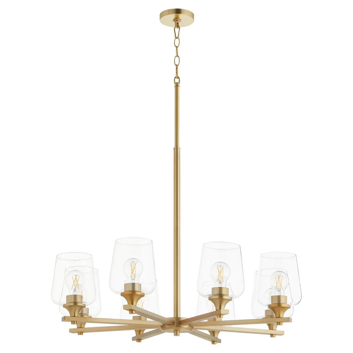 Quorum Eight Light Chandelier 1