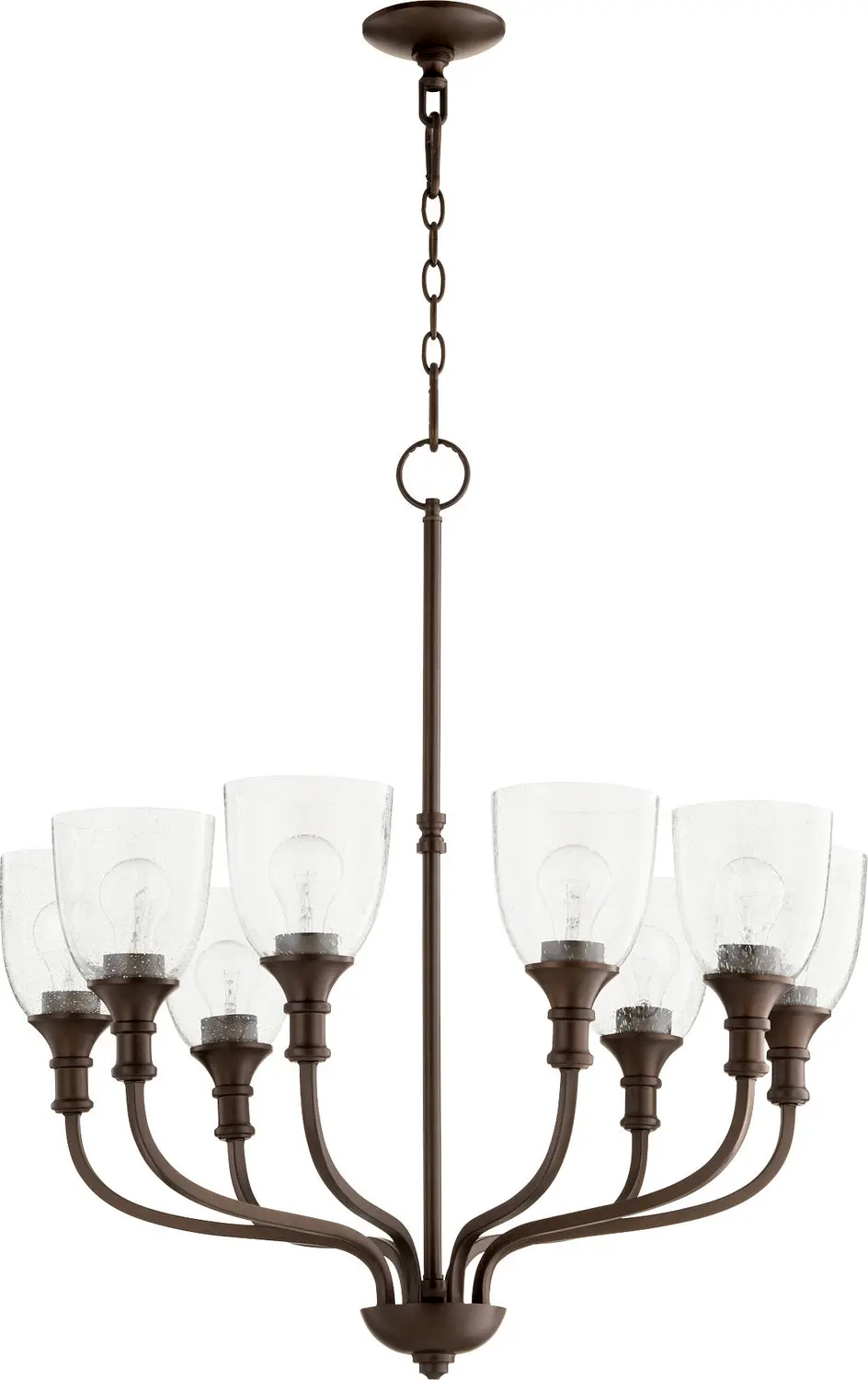 Quorum Eight Light Chandelier 1