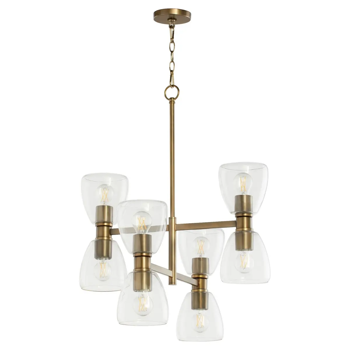 Quorum Eight Light Chandelier 1