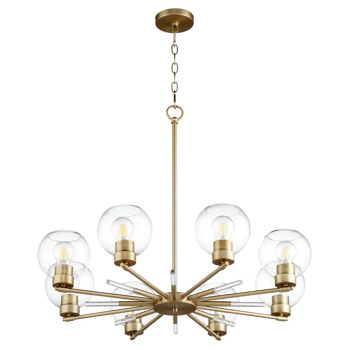 Quorum Eight Light Chandelier 1