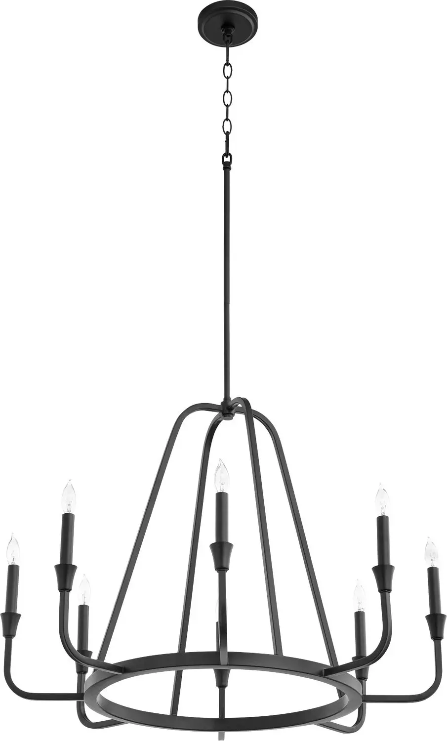 Quorum Eight Light Chandelier 1