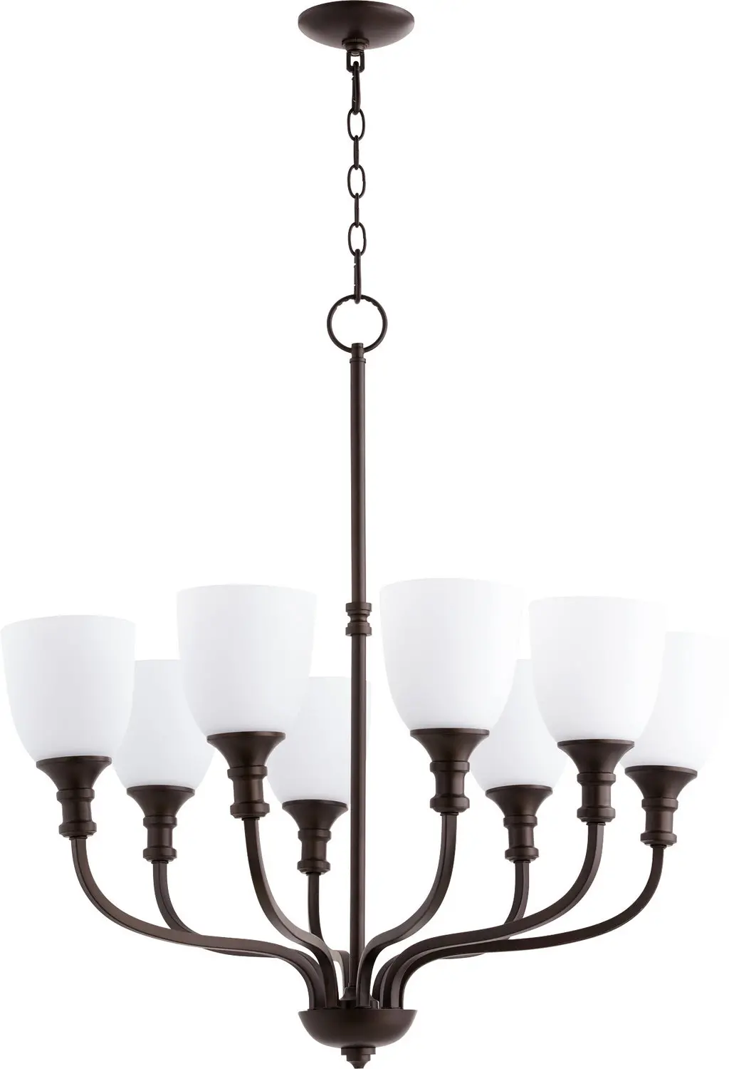 Quorum Eight Light Chandelier 1